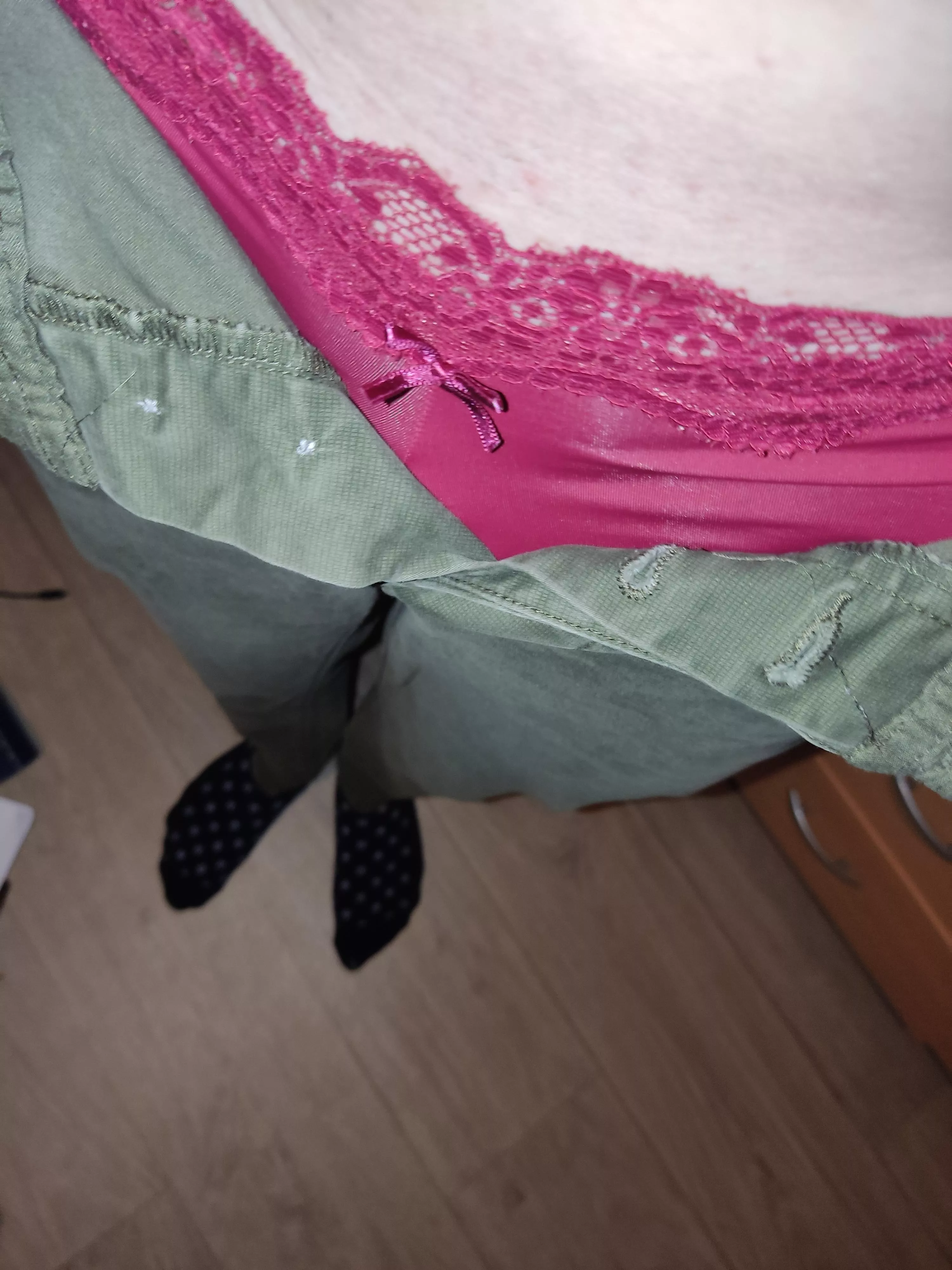 My girlfiend is making me wear panties to work totday so i Will be reminded all day that i am her sissy gurl , so excited 😳🤤 posted by DutchSissySlut420