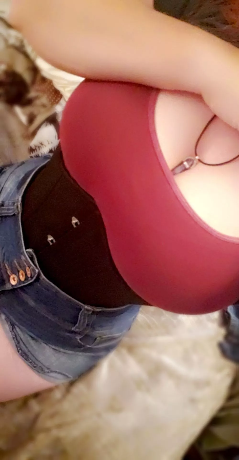 My Goddess, u/Crunk8, showing off her [f]avorite corset. She knows how to drive me absolutely insane with nothing more than a photo! posted by NixiesBrat