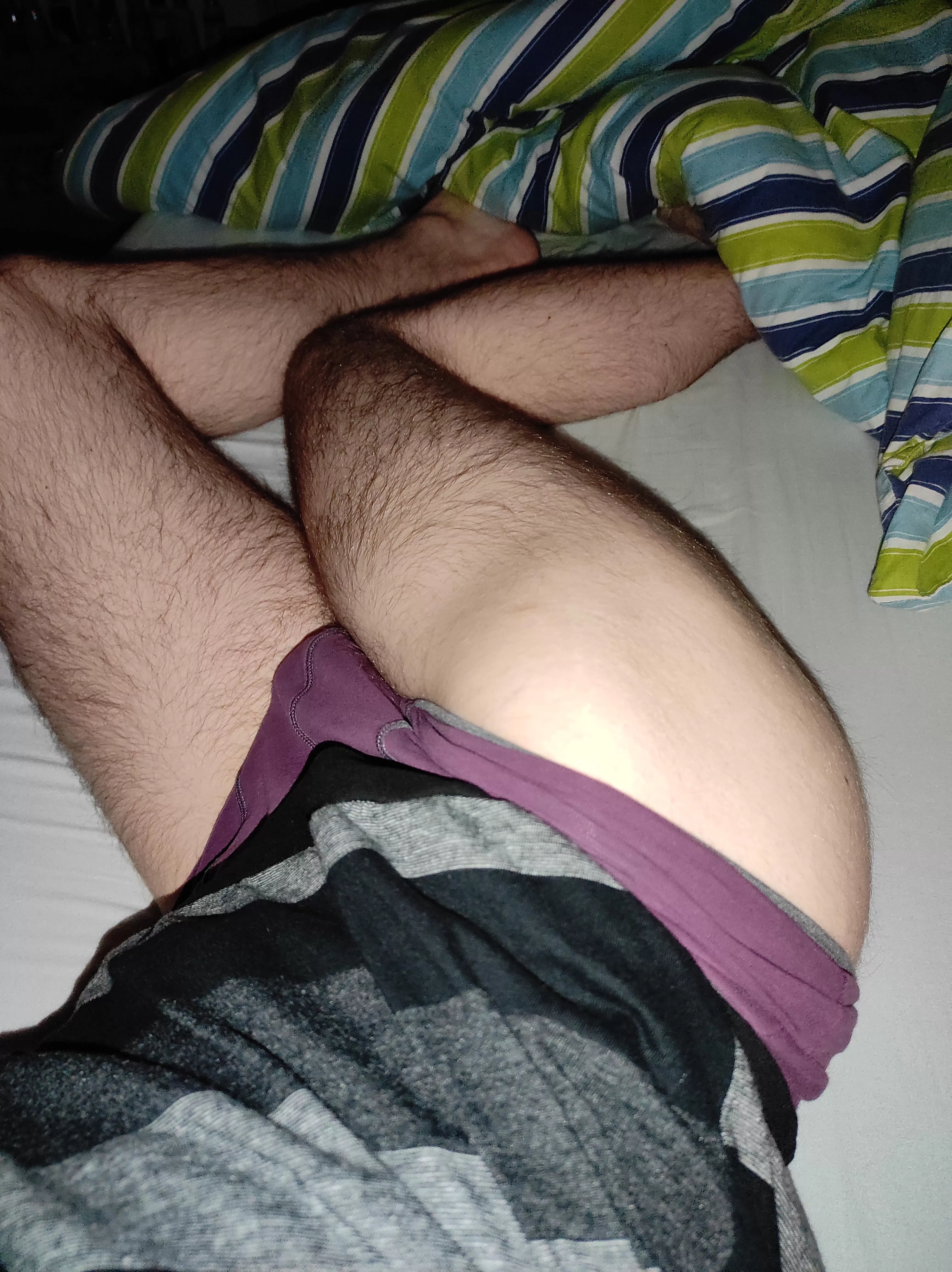 My hairy legs and round ass. Interested? posted by TheMoonSwimmer