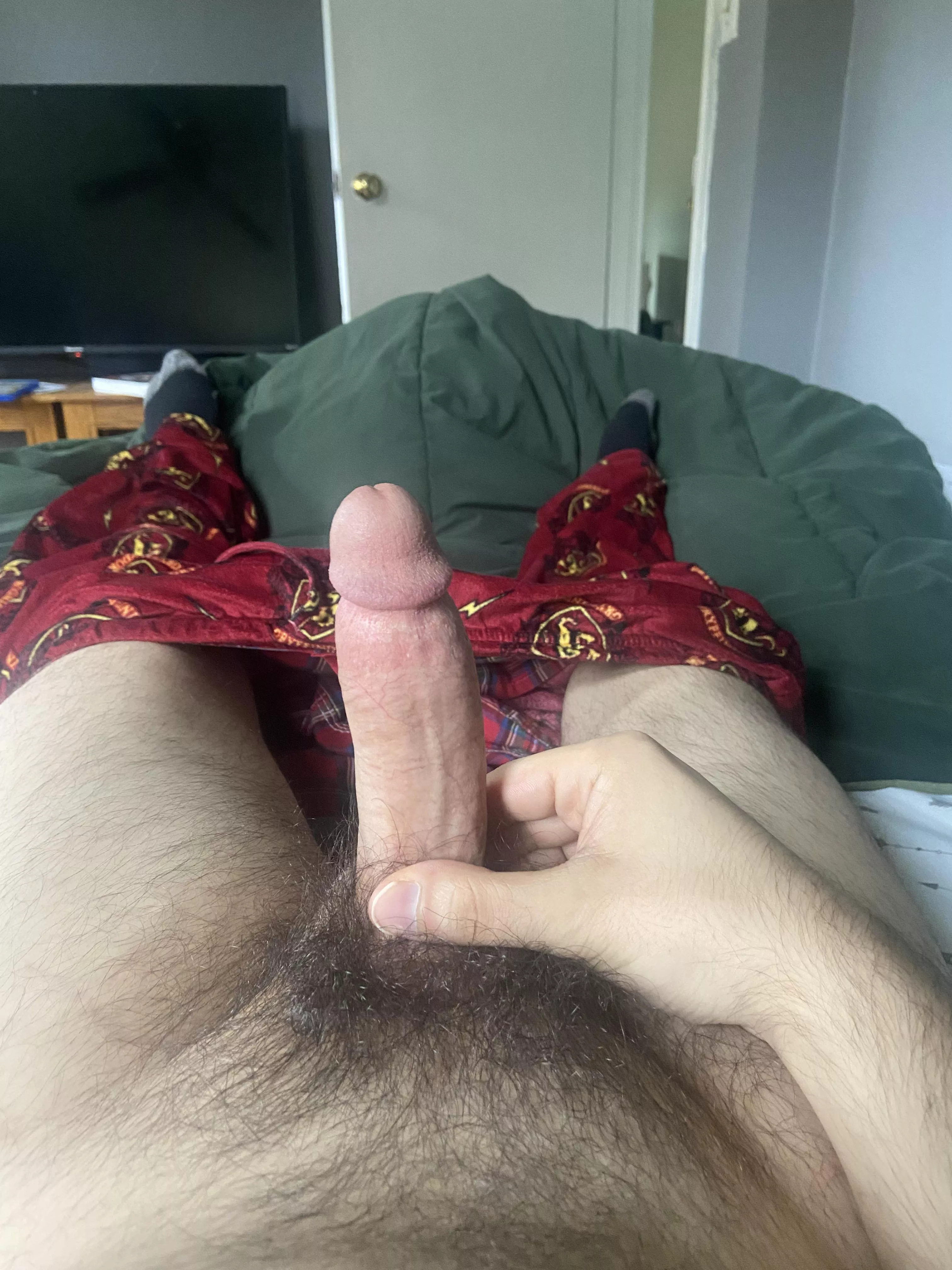 My hairy white cock posted by Ryanc0930