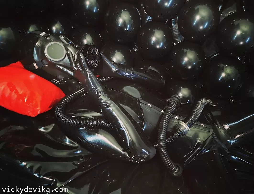 My heavy rubber lair... posted by vickydevika