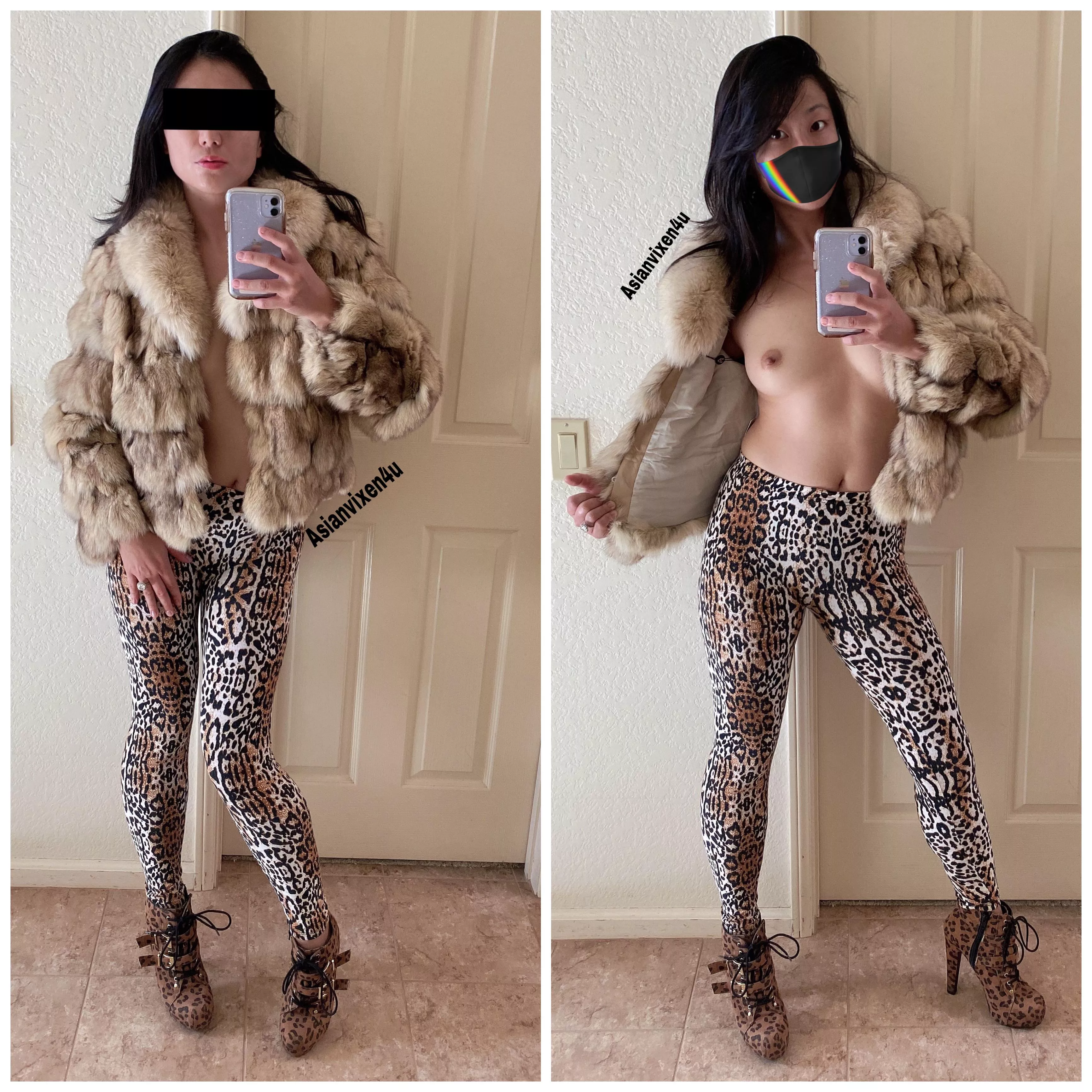 My husband bought me a beautiful and ostentatious winter coat posted by AsianVixen4U