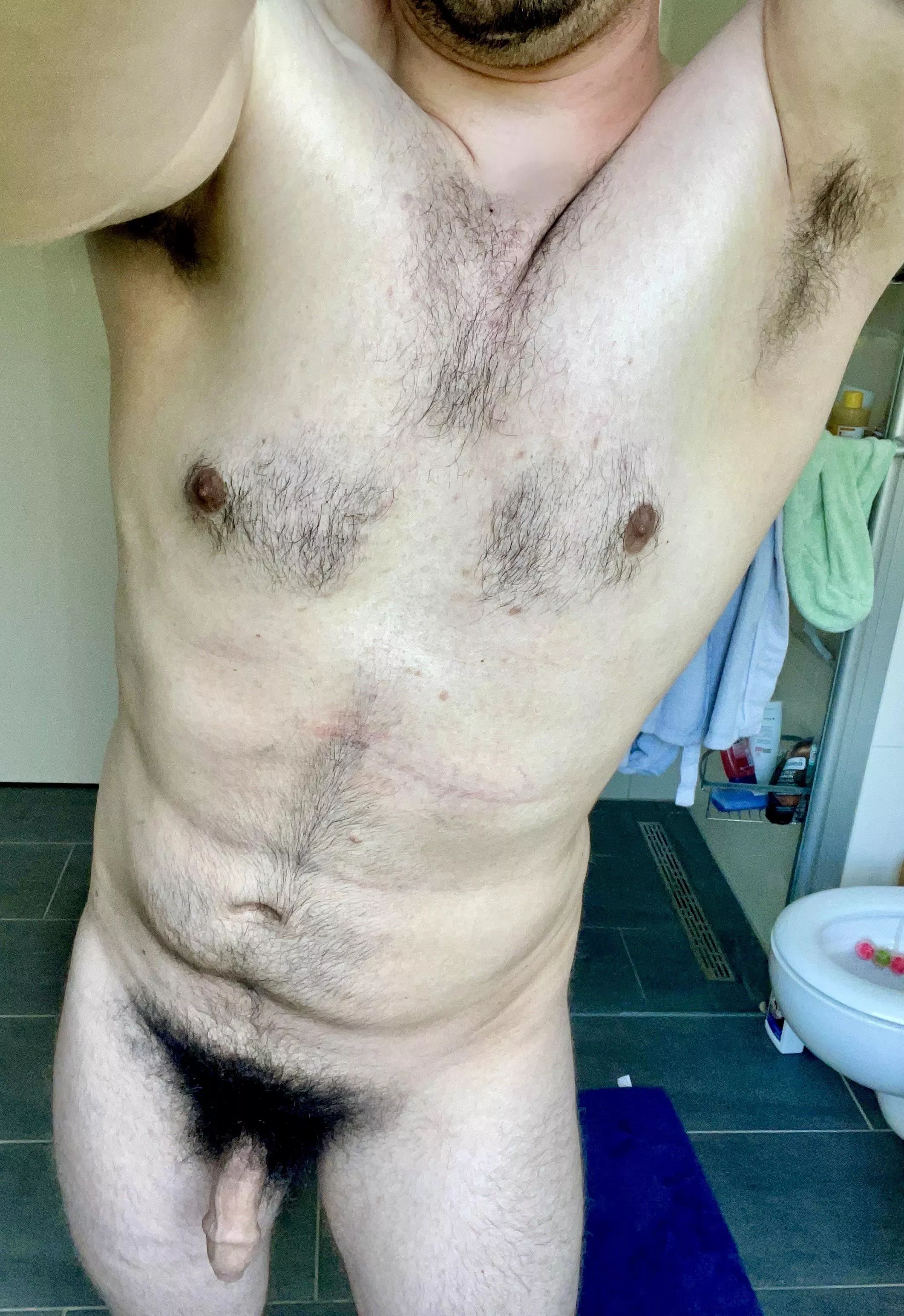 My husbands body - haven’t seen him shaved in 10 years relationship (M31) posted by MacL0Vein