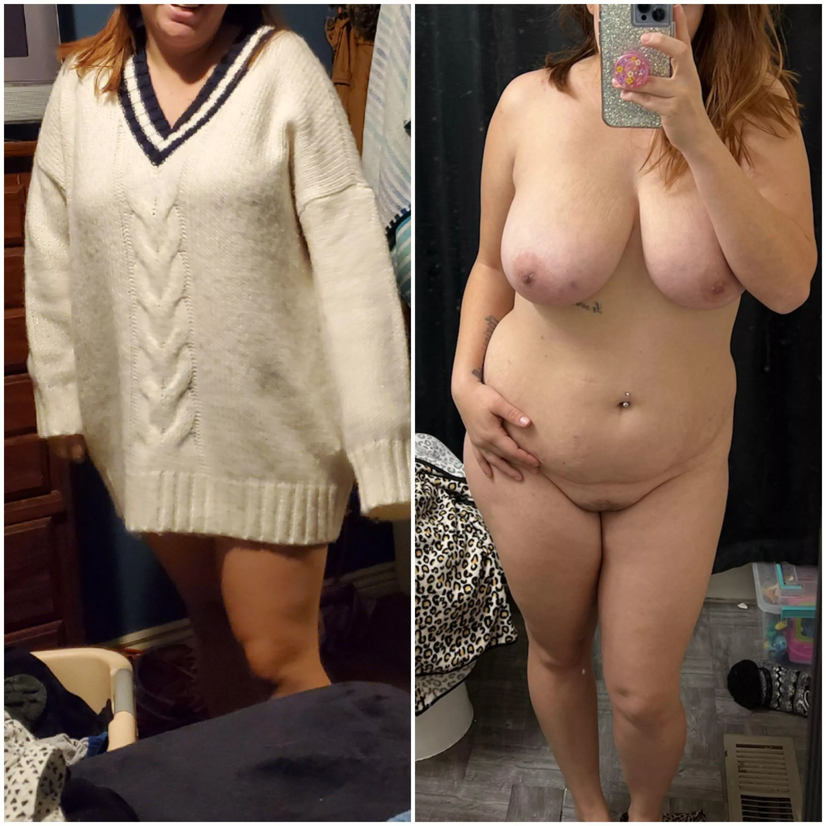 My latina wife dressed and undressed [image] posted by Lsdohc1