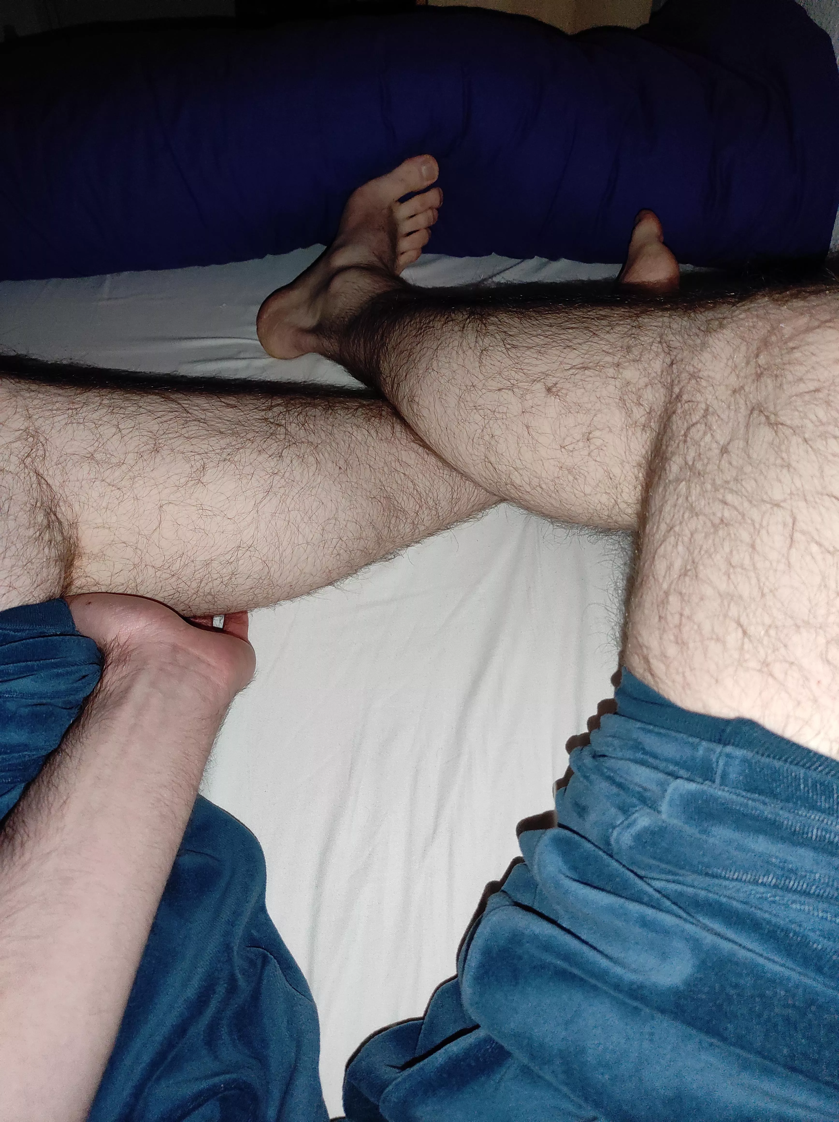 My legs are looking extra hairy tonight! posted by TheMoonSwimmer