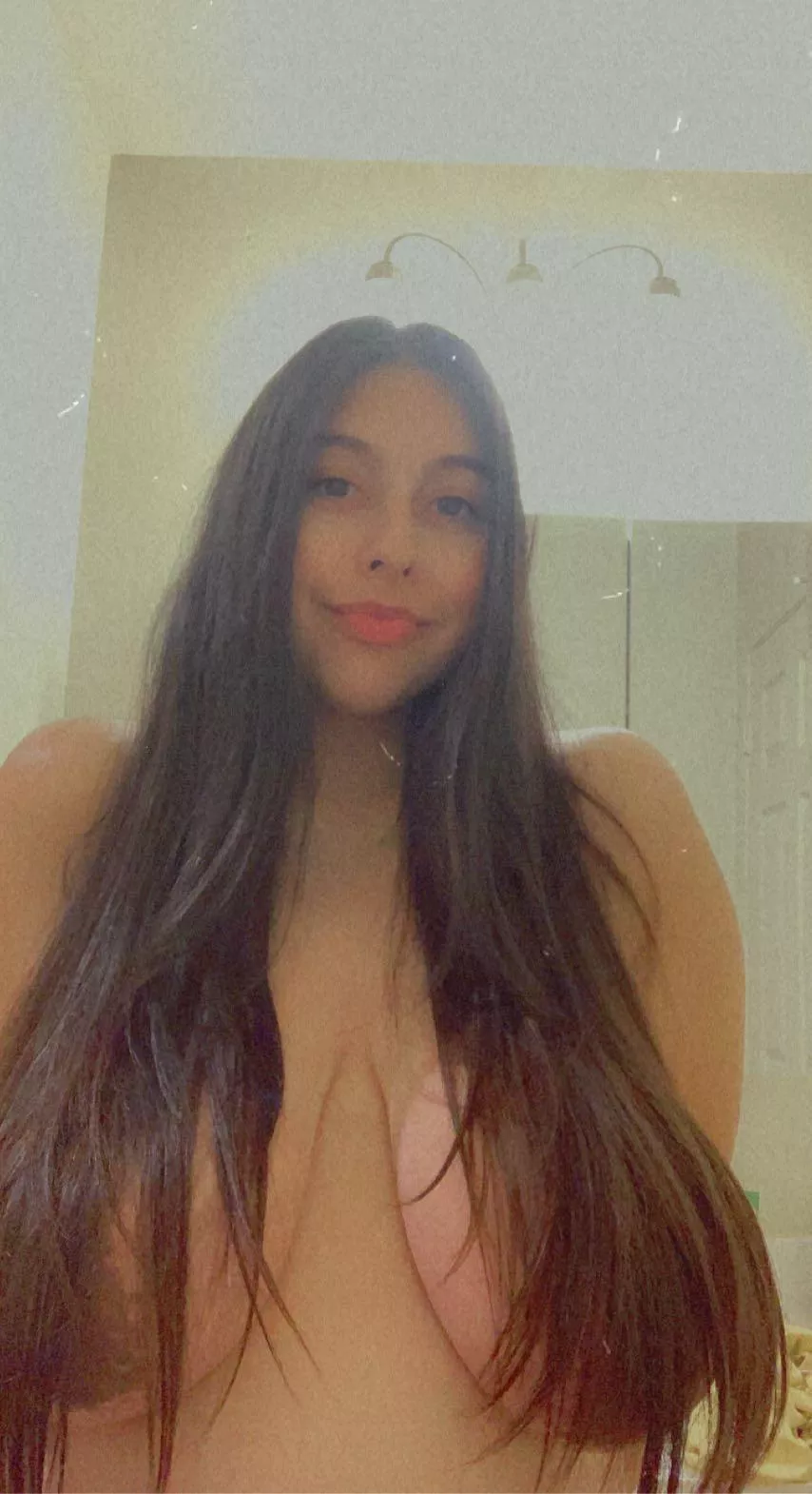 My long hair barely covers my big tits 😘 posted by God_like_titties