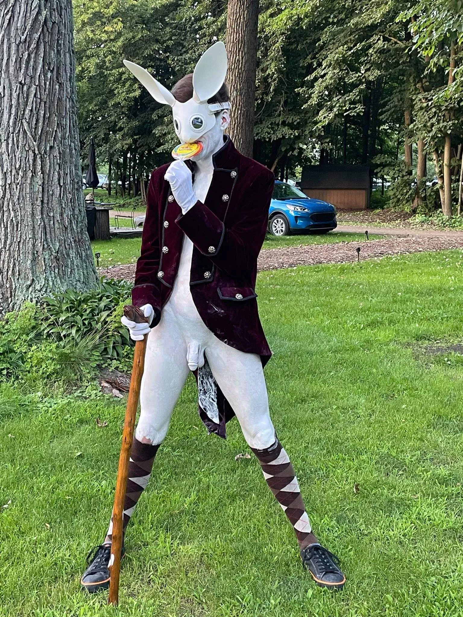 My March Hare look for the 'circus' weekend at my campground. posted by TheSinpirer