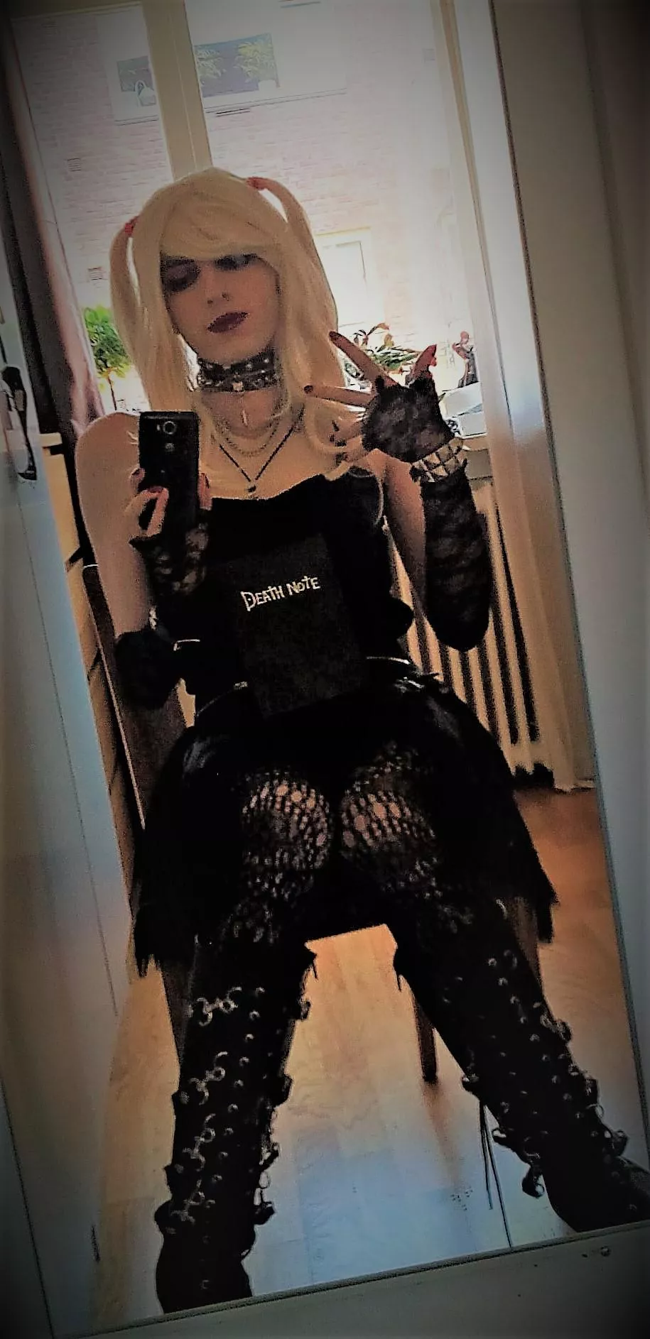 My Misa Amane cospay from the last year (with my old phone so sorry for bad quality) posted by ShadowPrincessN7