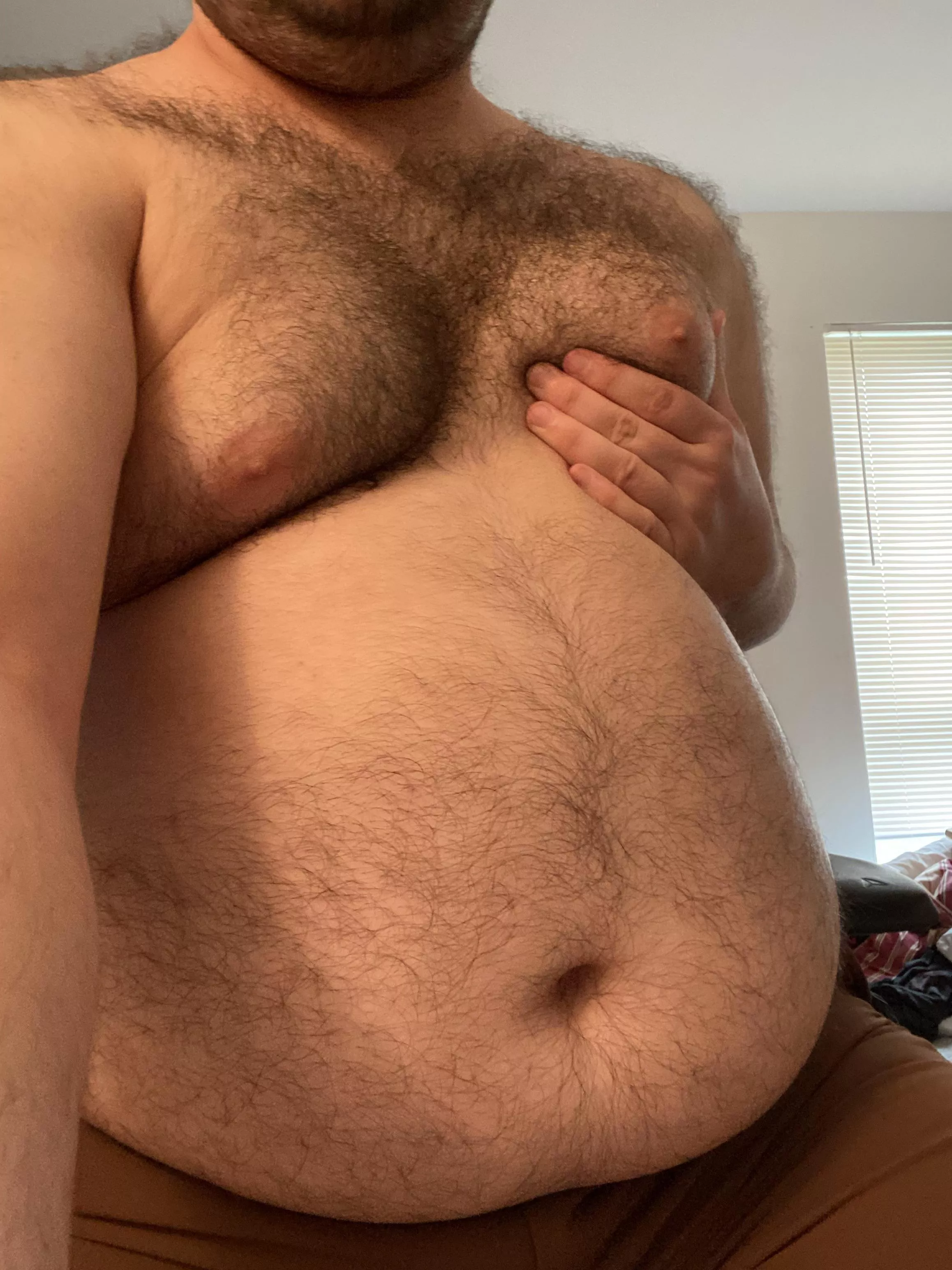 My moobs need just as much attention as my belly. posted by TheLazyHermit11