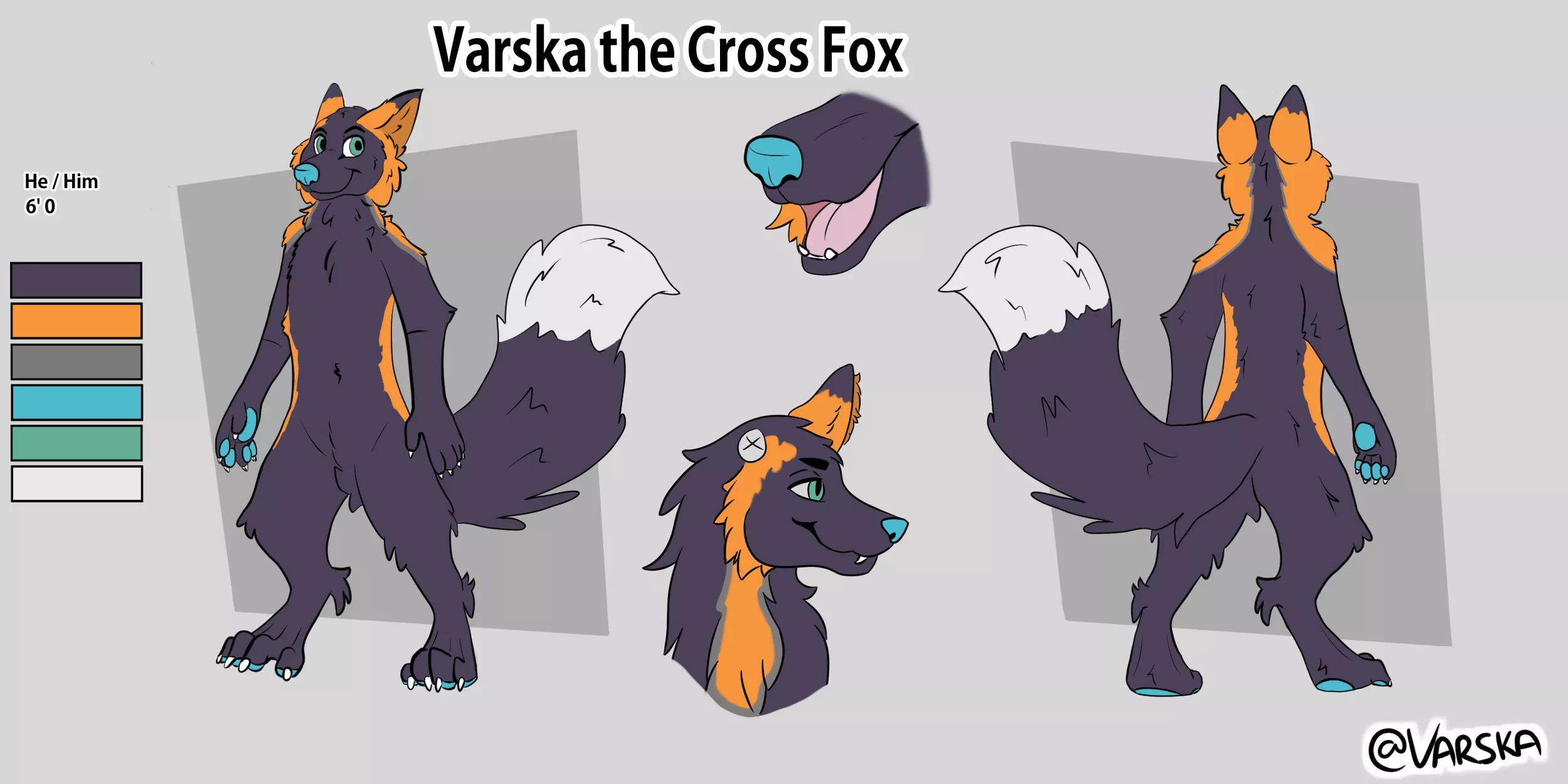 My new Cross Fox OC! posted by Varska