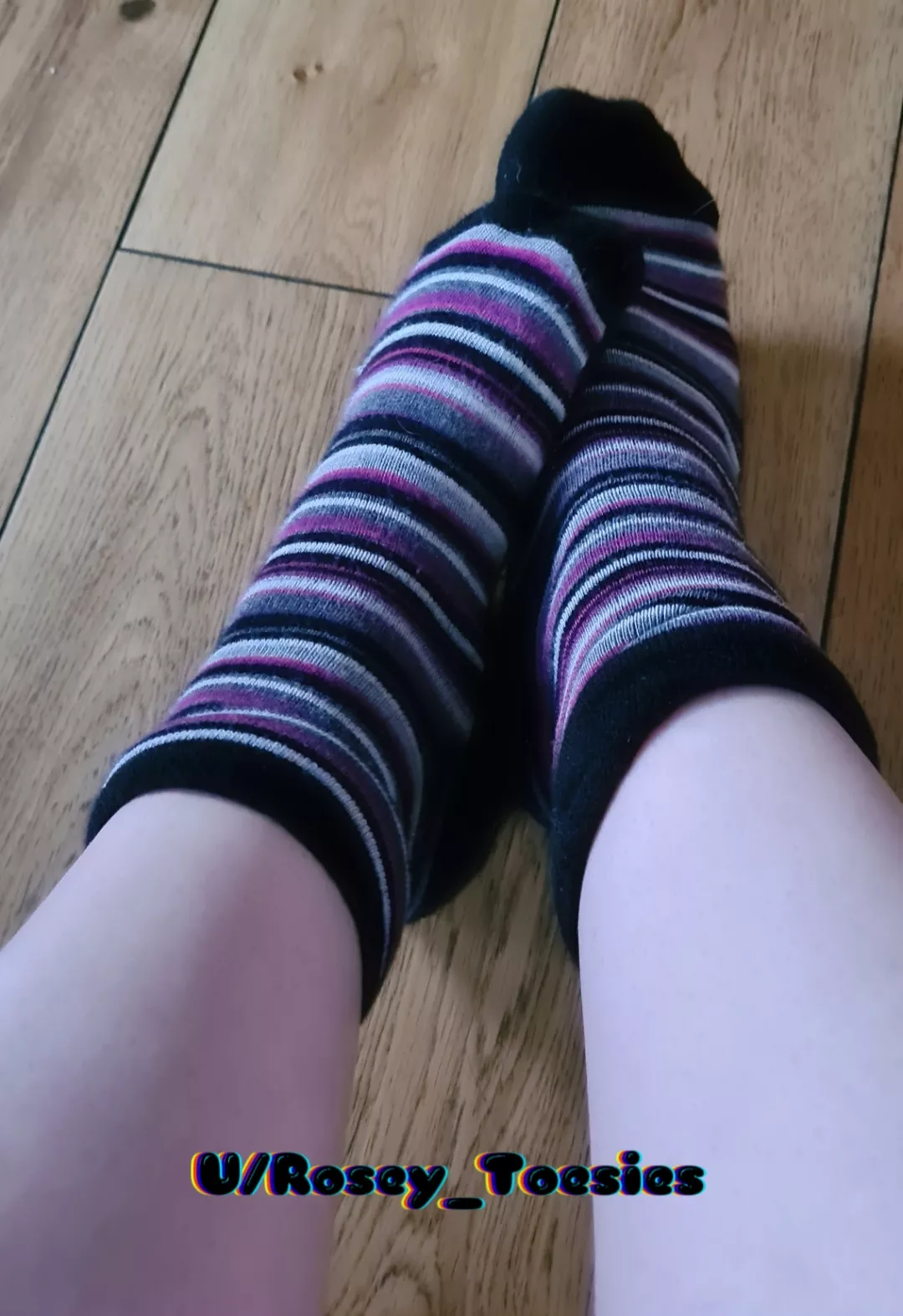 My new socks are so soft, want to feel? x posted by Rosey_Toesies