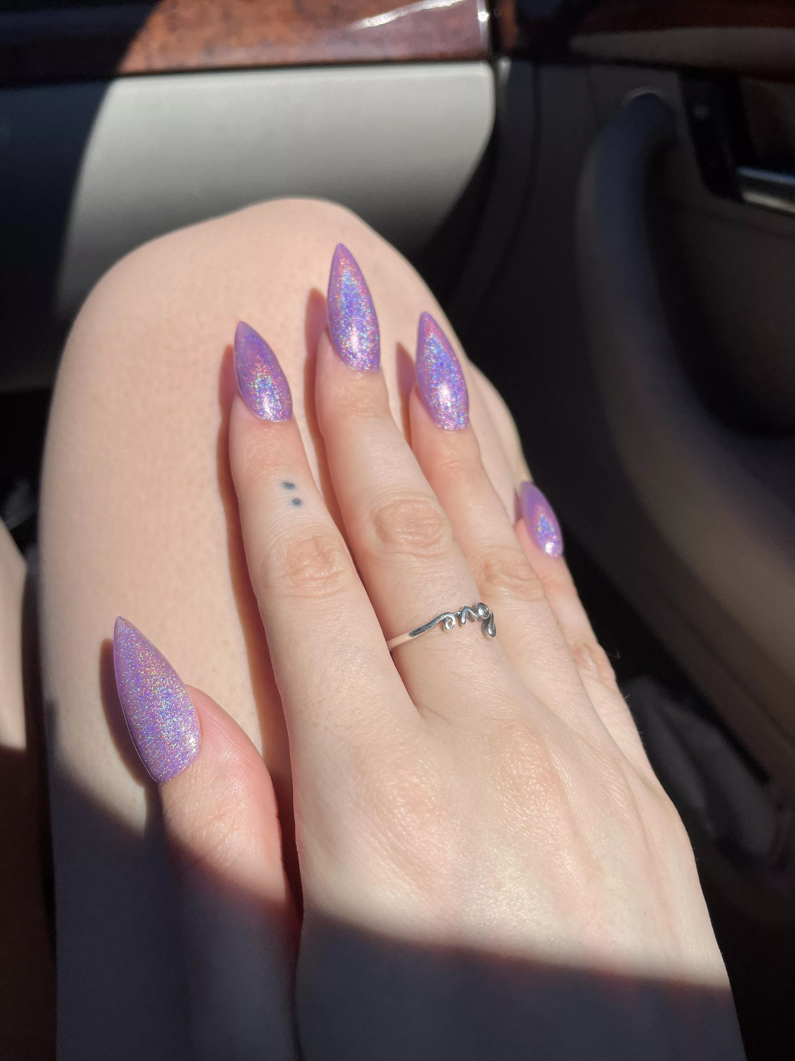 My newest beauties 💜💅🏻 posted by woahhjenn