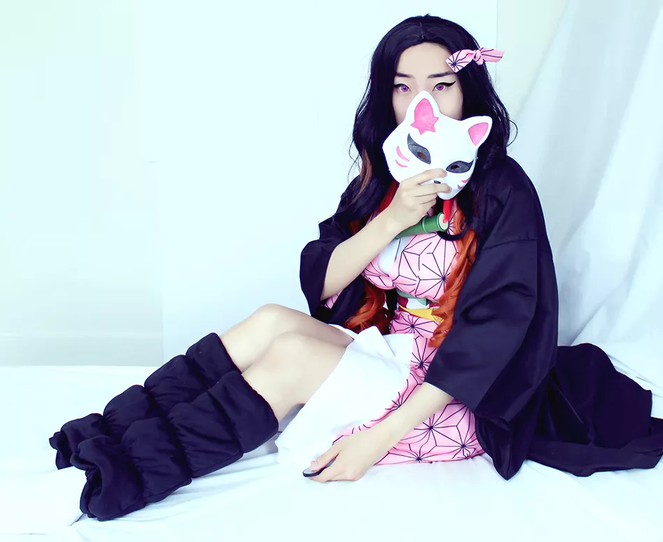 My Nezuko Cosplay and Homemade Warding Mask posted by celinechats