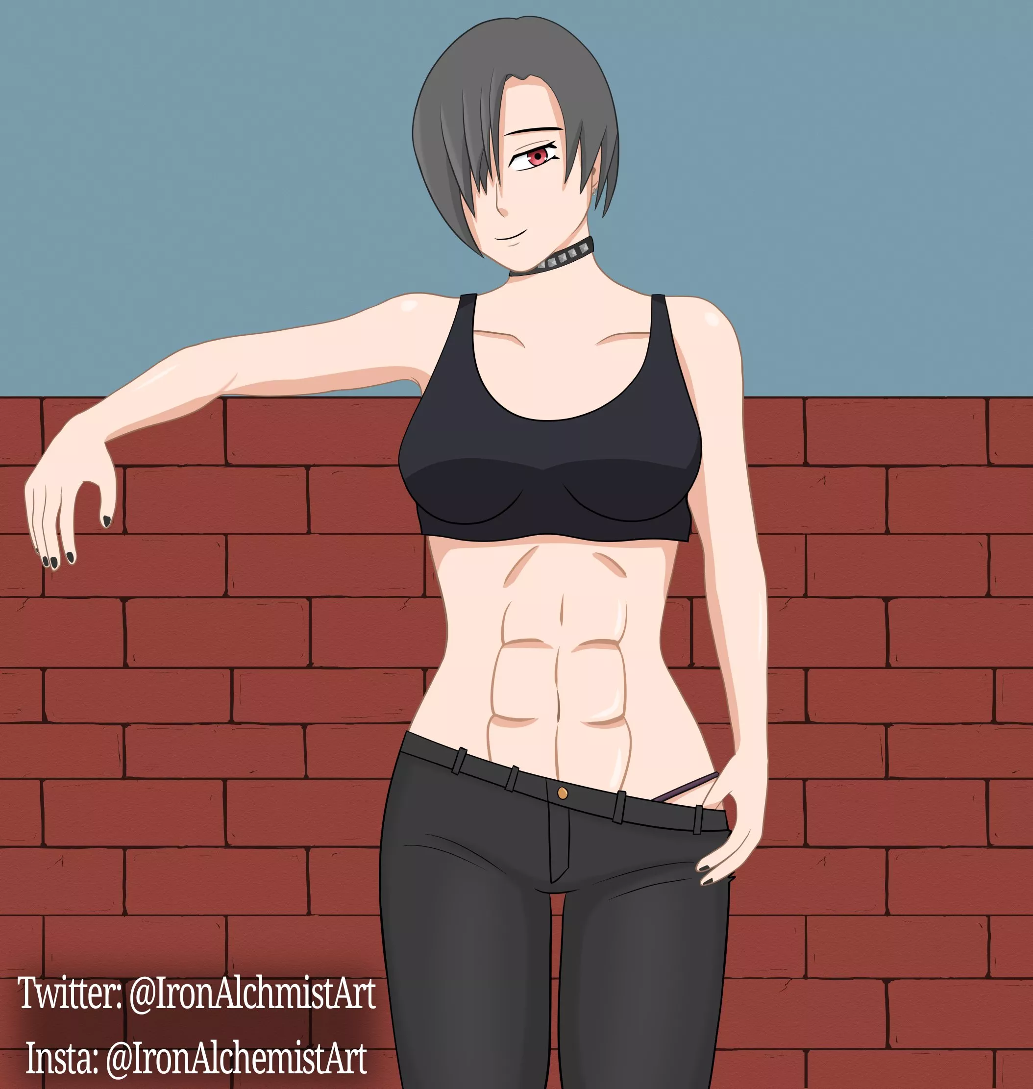 My own fit OC Ash posted by Iron_Alchemist_