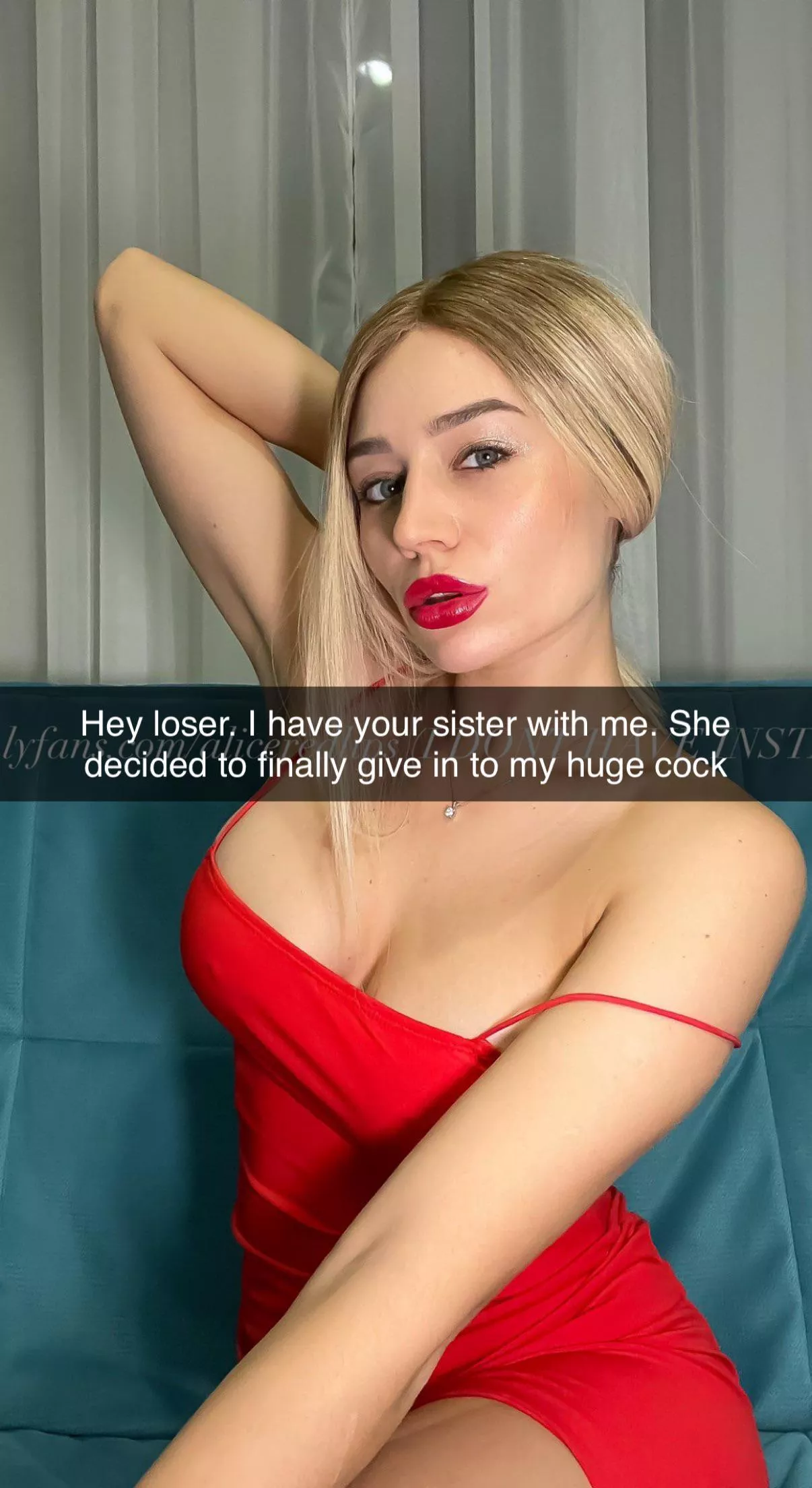 My poor sister 💔 posted by cuckoldkitt