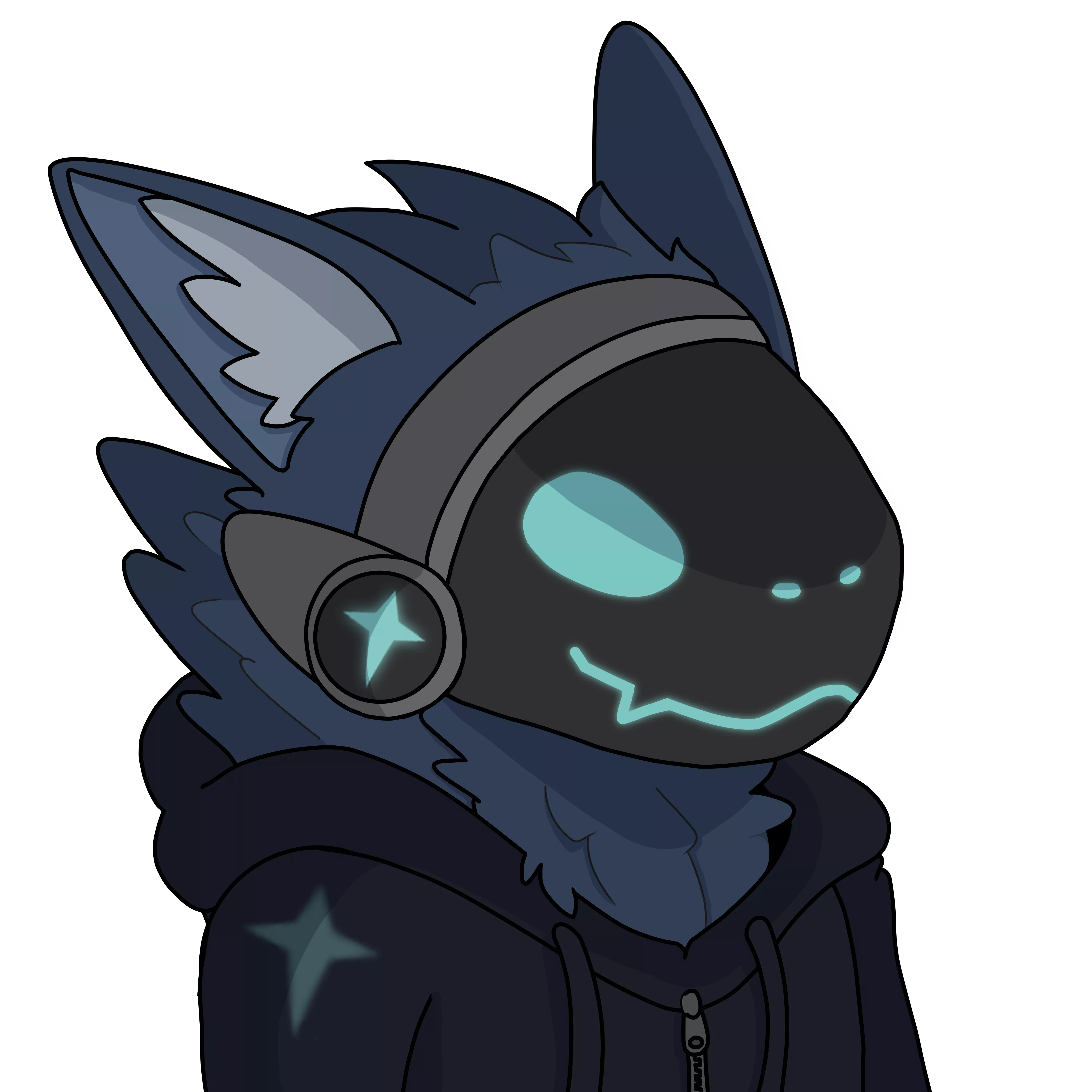 My proto boyo in a hoodie (art by me) posted by AcidicSorcerer