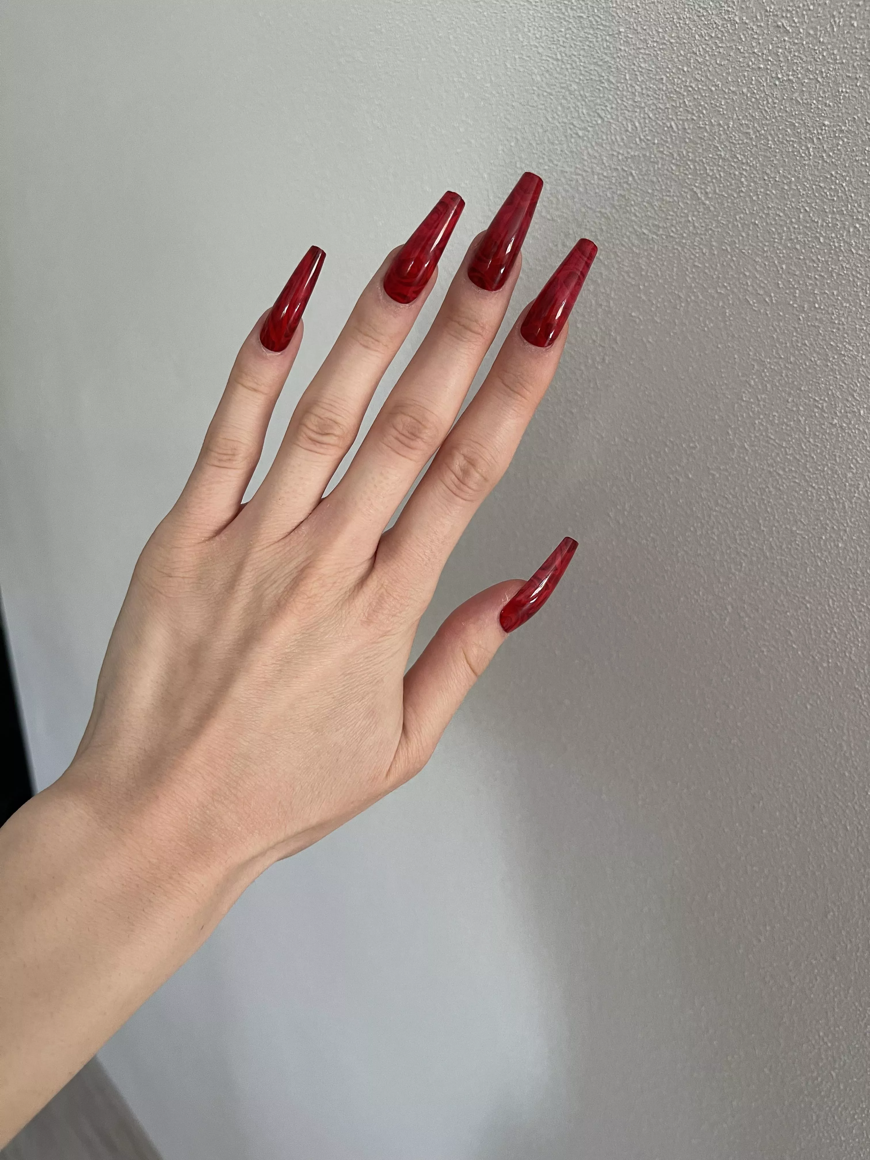 my red long nails🔥🔥🔥 posted by charlotteventurax