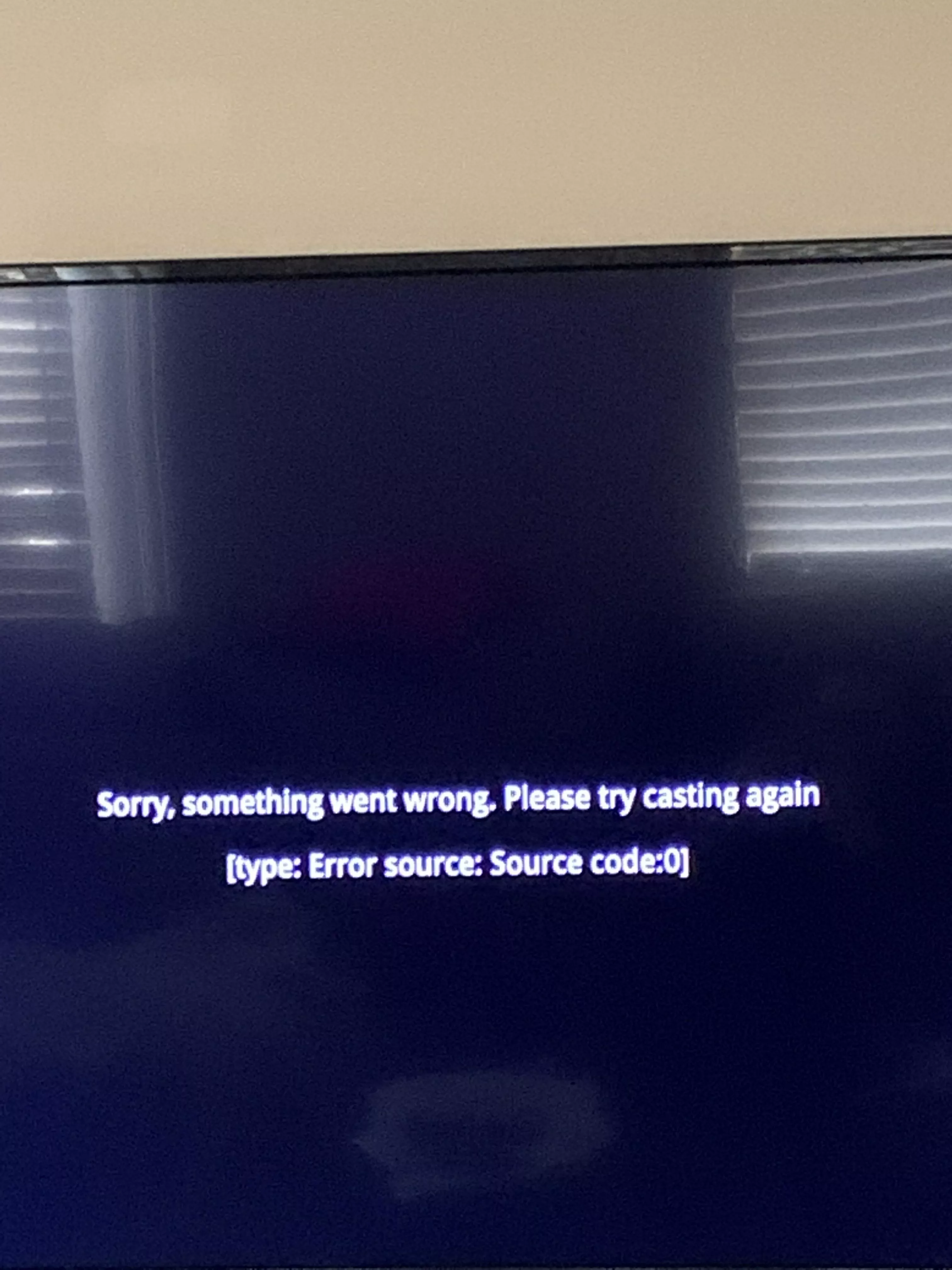 My roommates stream never plays on Chromecast, any help? posted by 19cjwilson