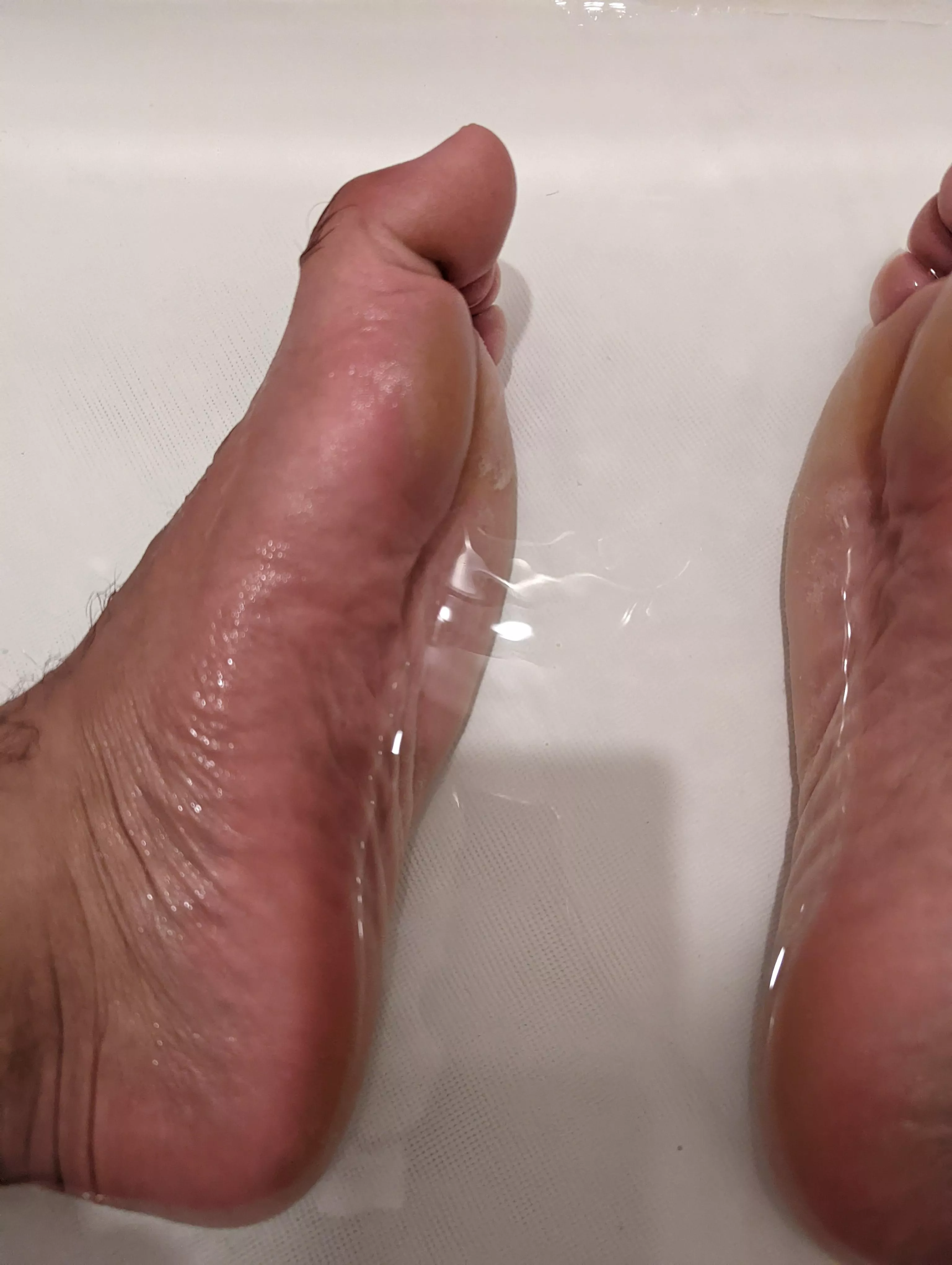 My soaked feet posted by fullmoonmilk