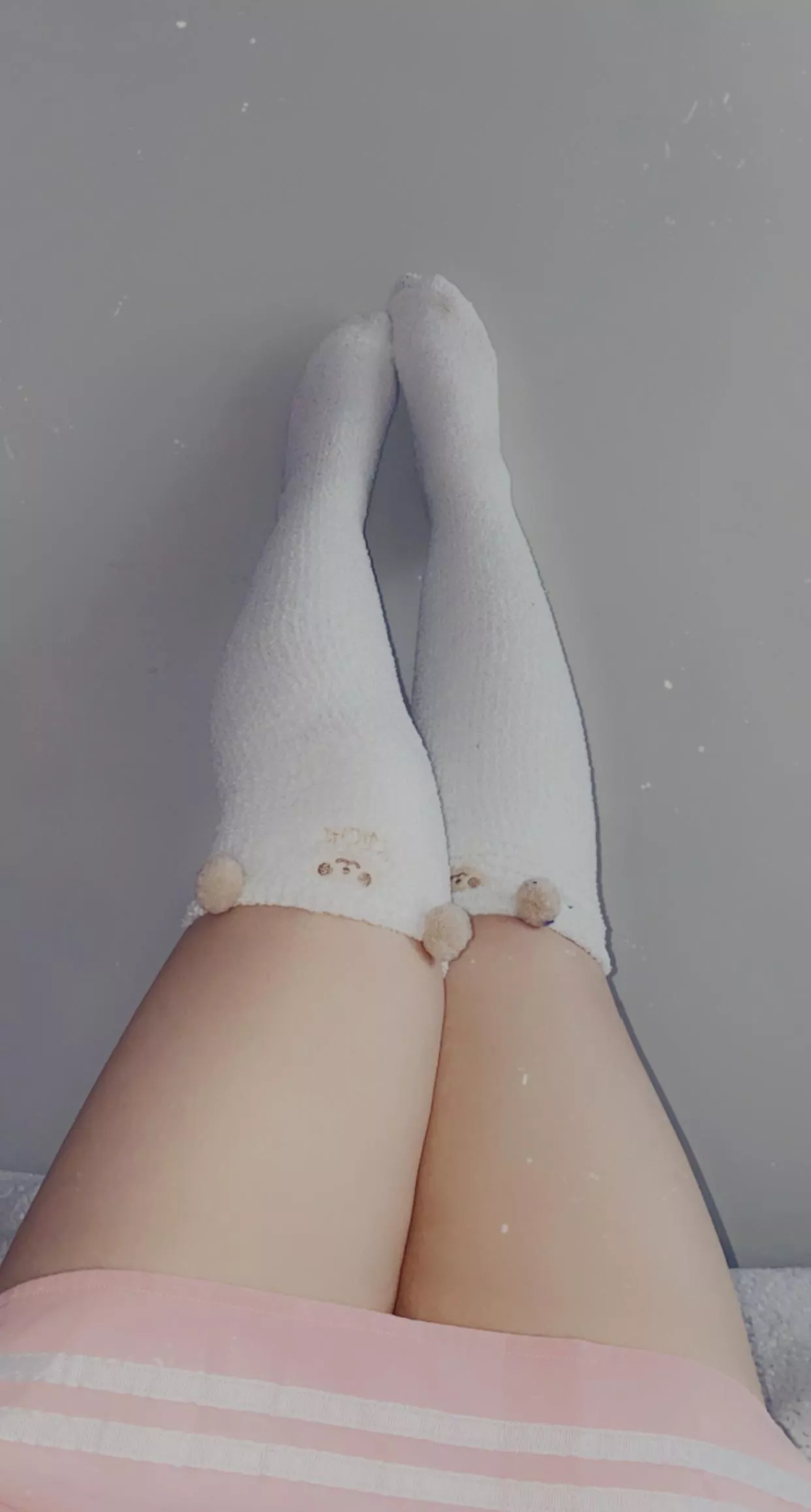 my socks of the day ðŸ¤ðŸ¤ posted by bunnigloss