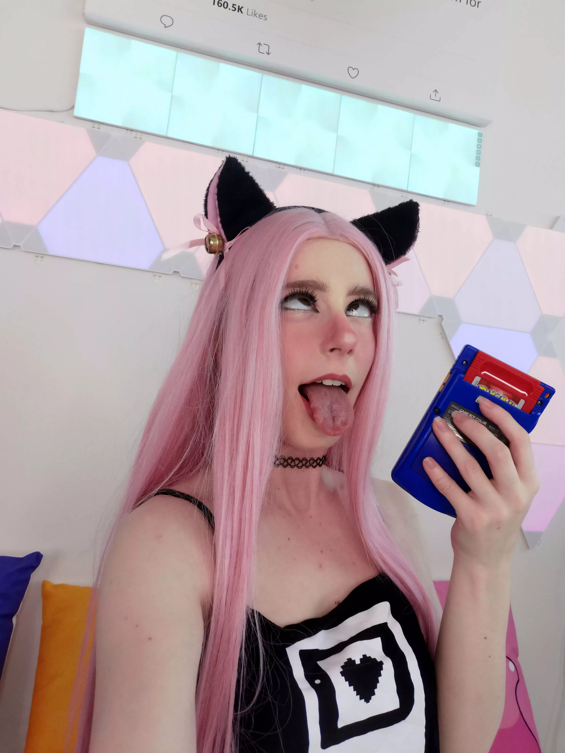 my tongue is ready 🥵💦 posted by lilfakegamer