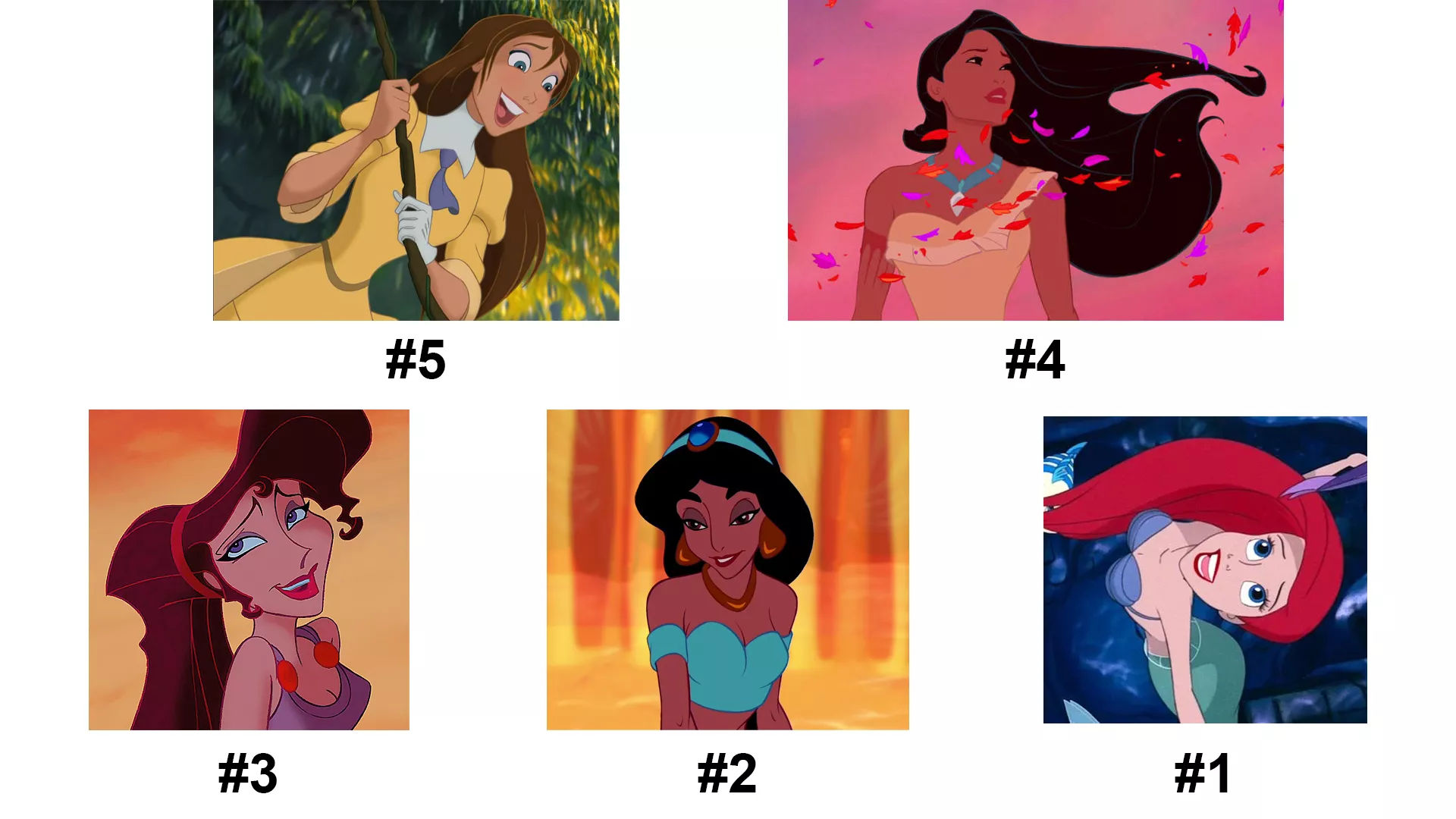 My Top 5 Hottest Girls from the Disney Renaissanse (it's just my opinion). posted by Groundbreaking-Set13