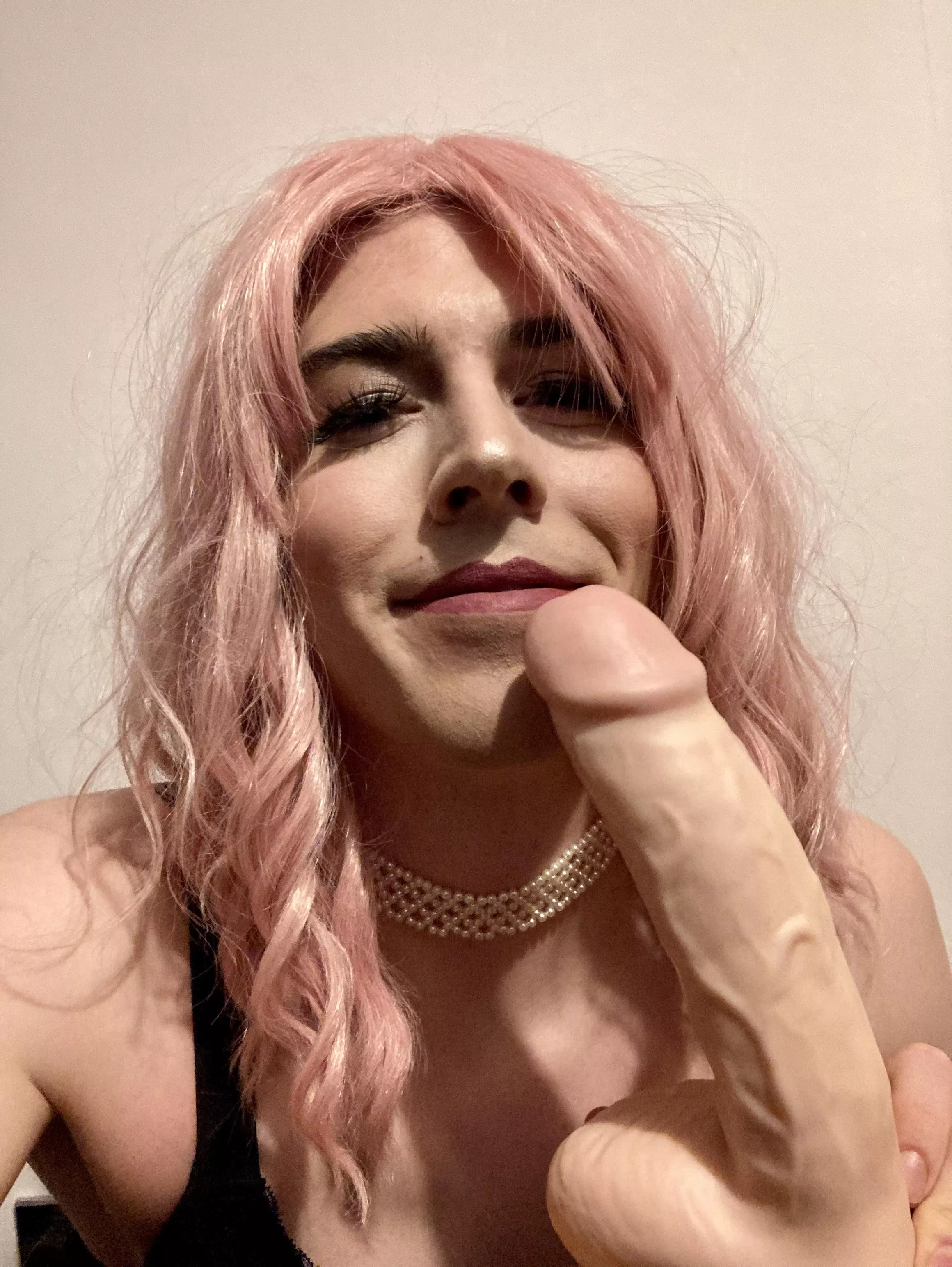 My wife said i’m too pretty to be straight. So she locked me in chastity & made me practice sucking dick. I used to resist, but you can see it in my face now 😍 posted by ScottishSissyDesire