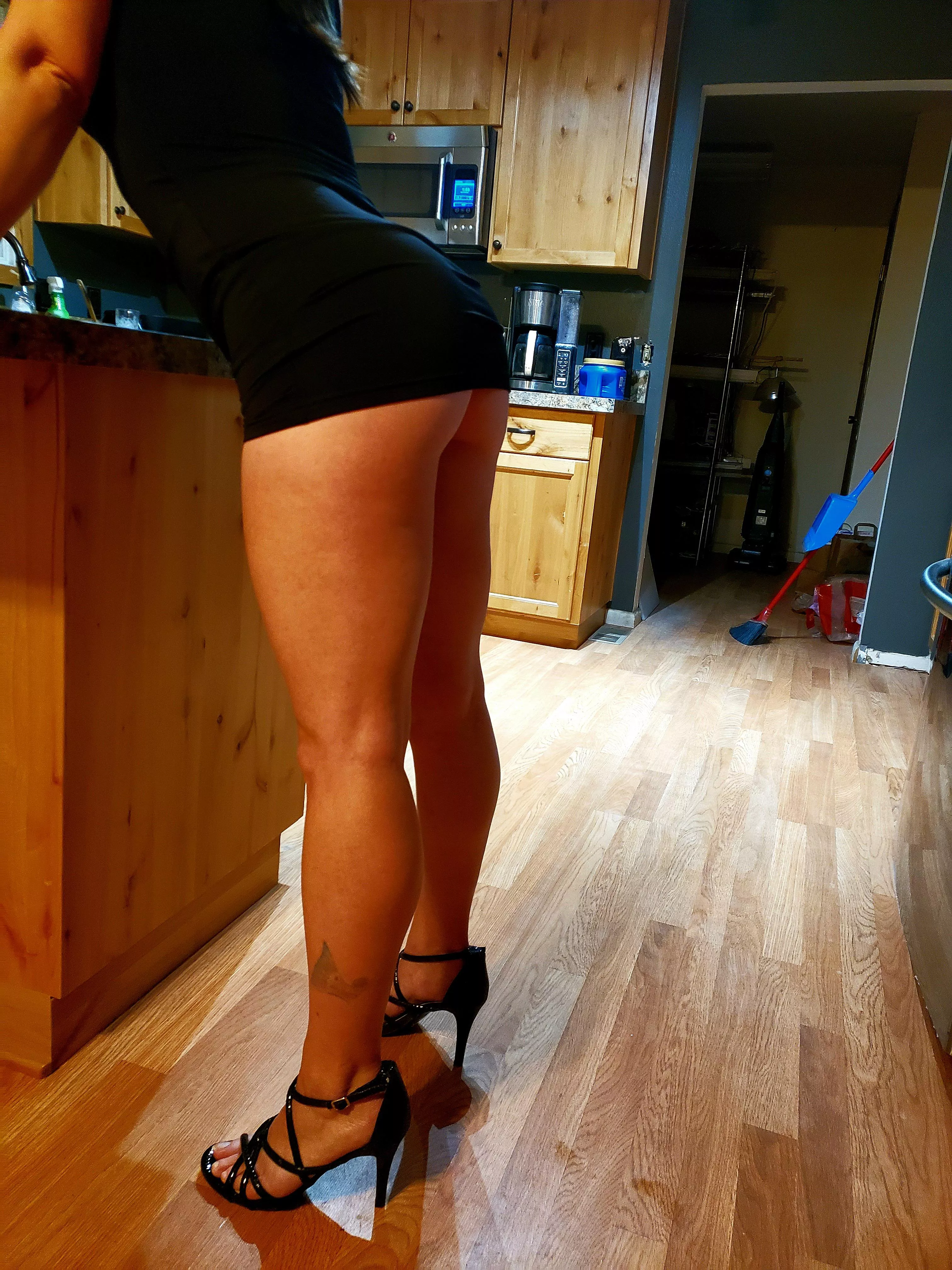 my wife's 38yo sexy legs....tell her what you think posted by Cheap_Spread_8357