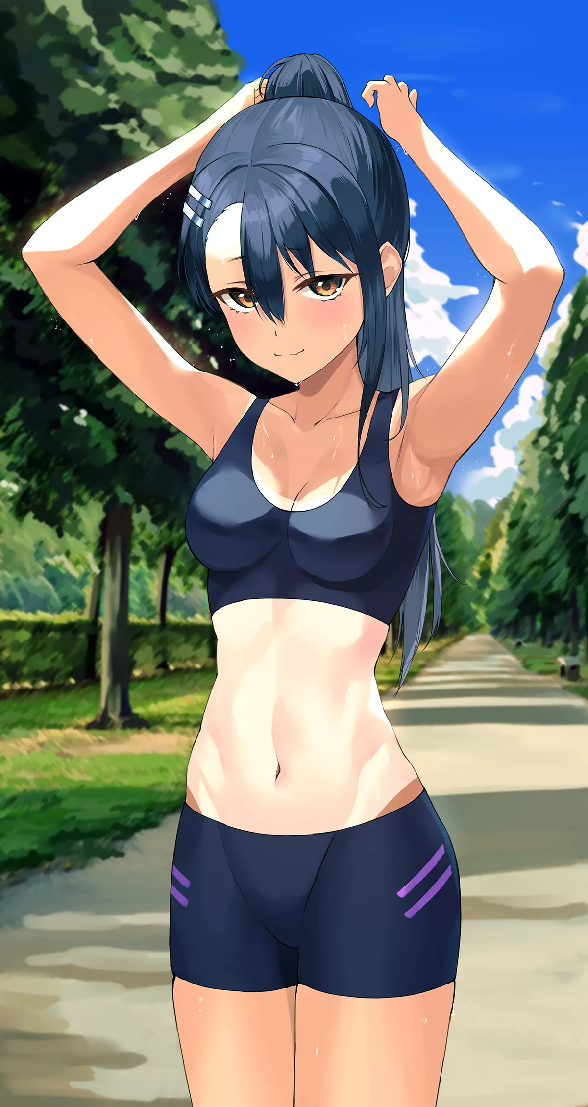 Nagatoro in a Sports Bra 😍 [Don't Toy with Me, Miss Nagatoro] posted by MeDahMann