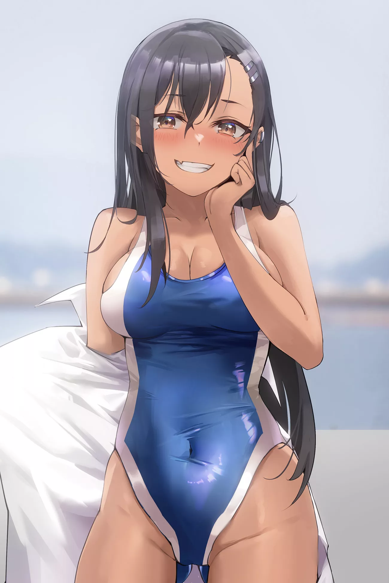 Nagatoro Swimsuit Blush (Drive Shot ) [Please Don't Bully Me, Nagatoro] posted by sequence_string