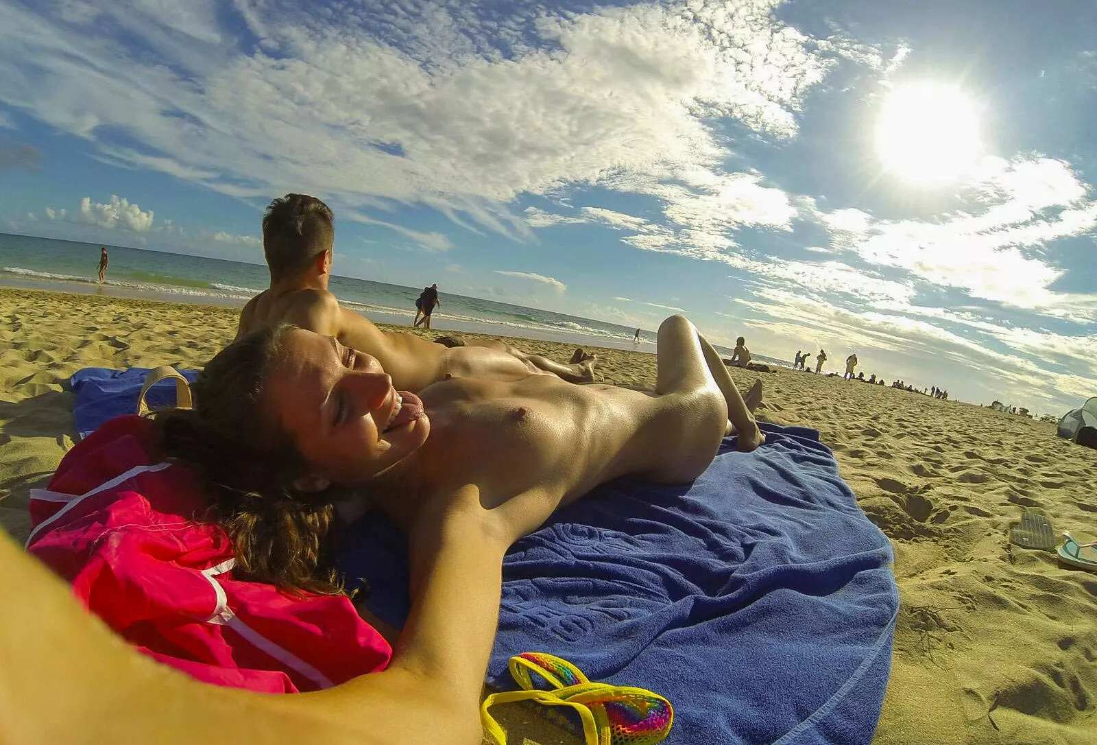 Naked in the Beach @ Fuerteventura posted by MySweetApplexxx