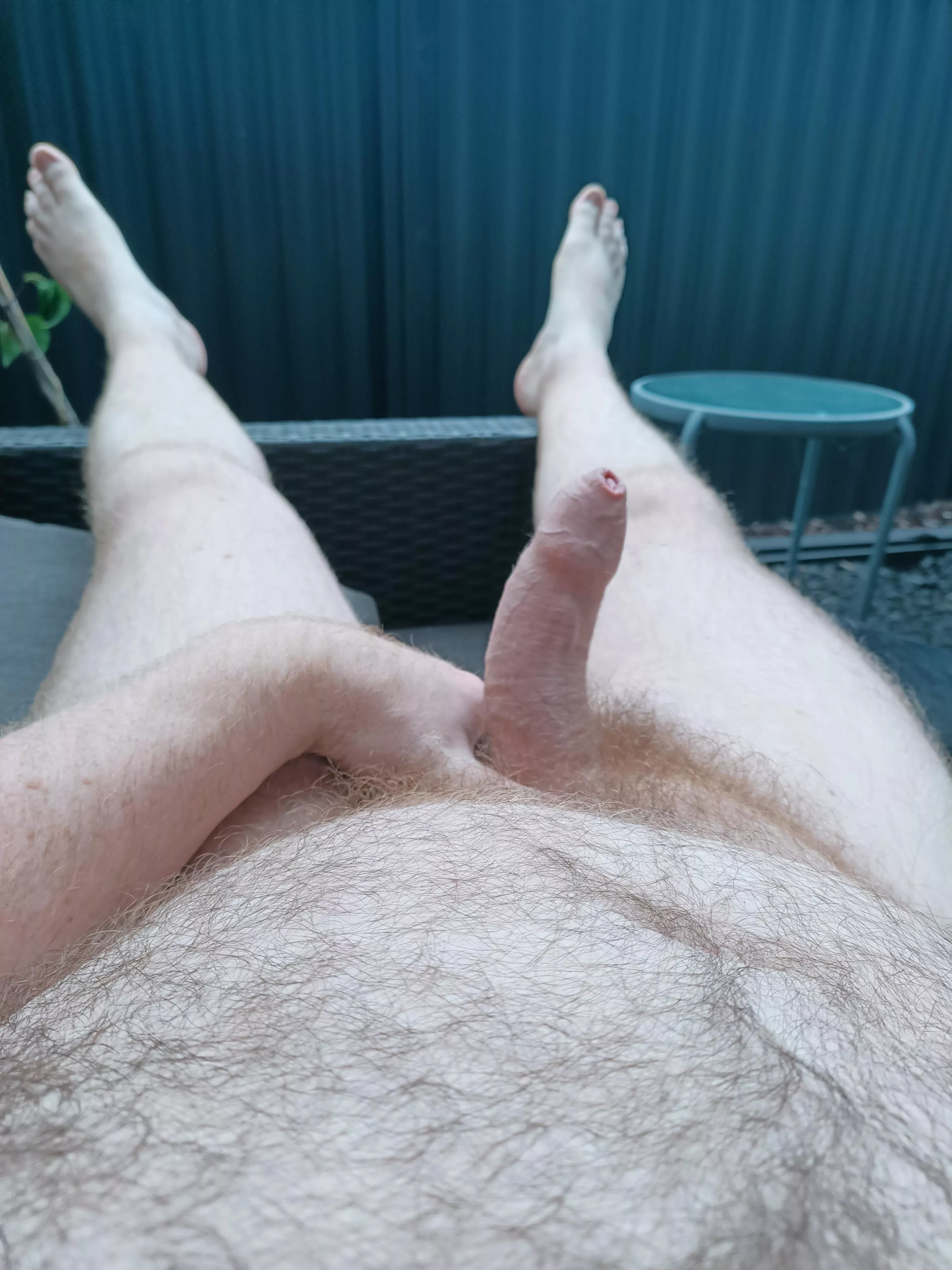 Naked relaxing in the sun posted by Melb_uncut