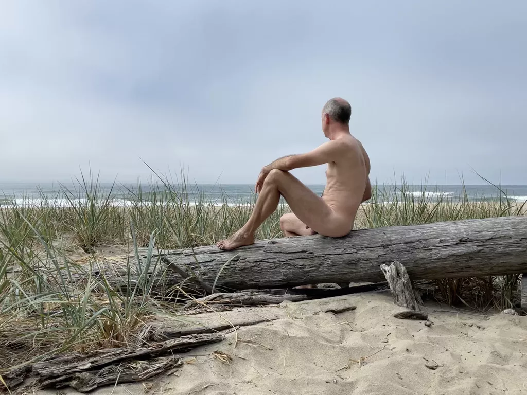 Naked Sitting on a Log Adventure posted by sailandskiforme