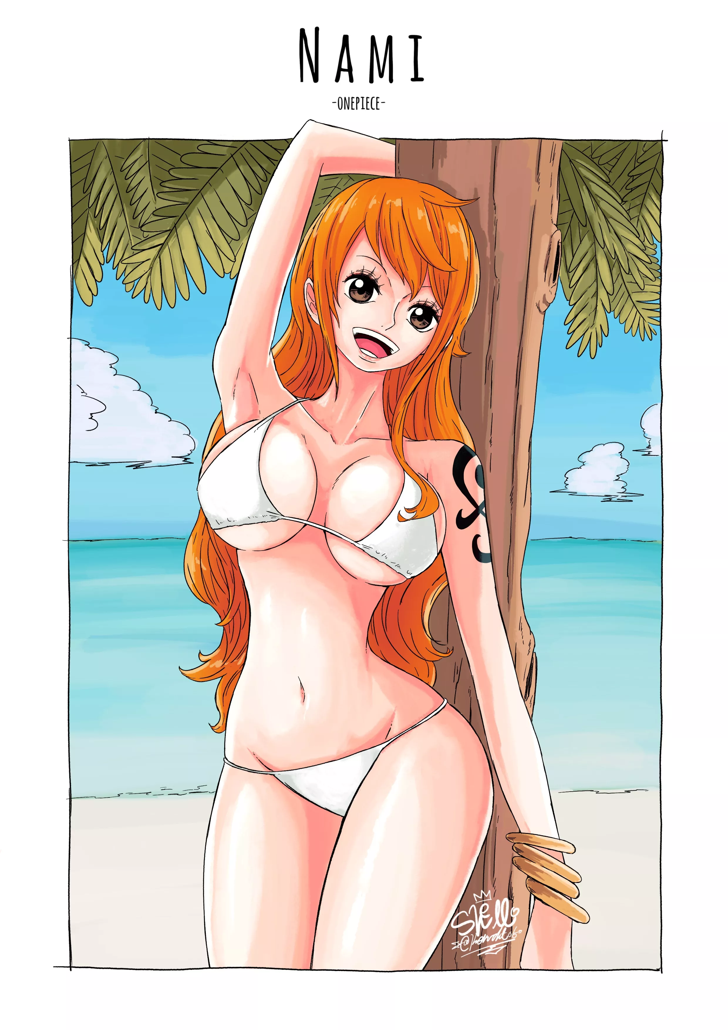 Nami by @ringadindons (One Piece) posted by MeDahMann