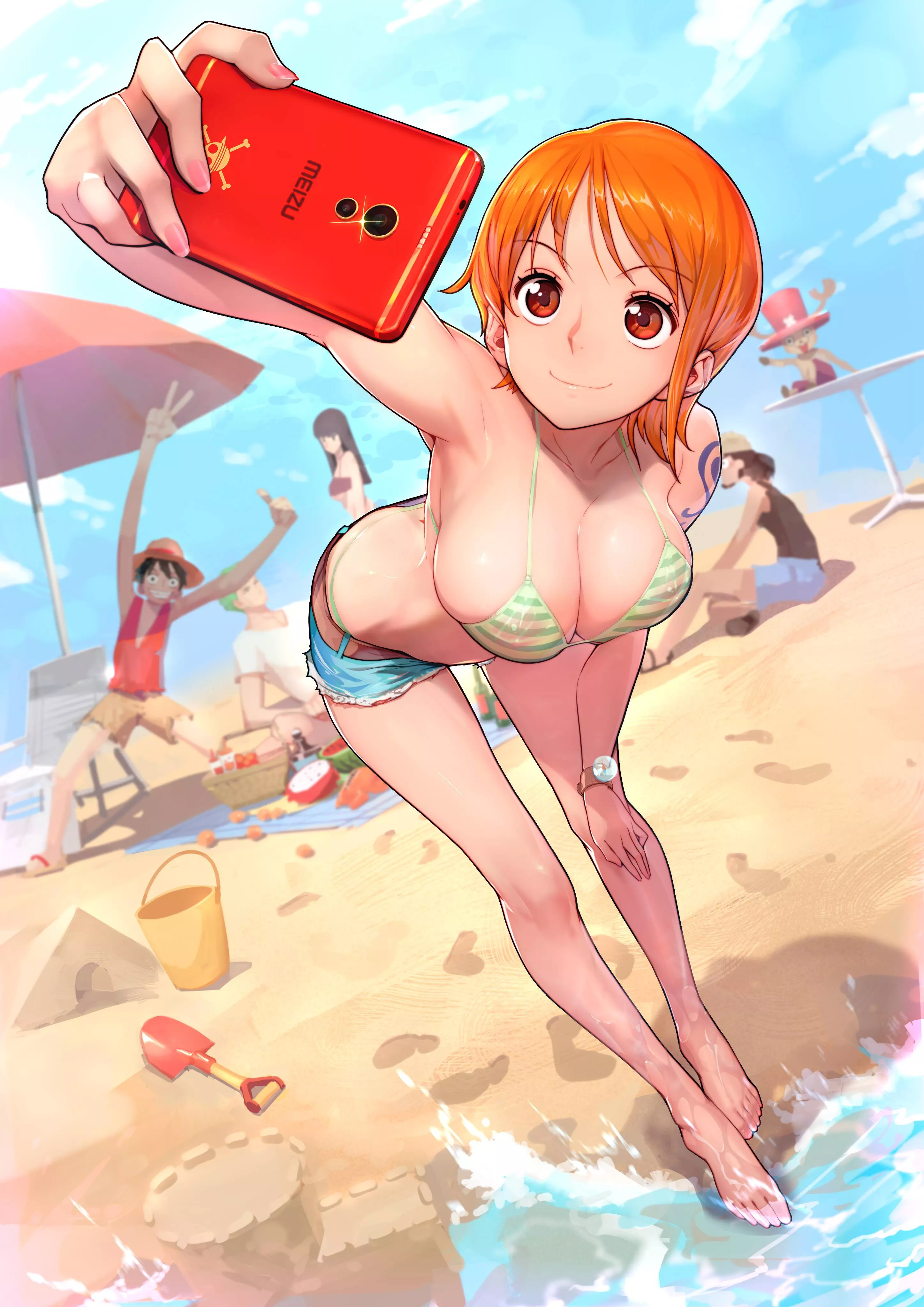 Nami's Sexy Selfie (One Piece) posted by MeDahMann