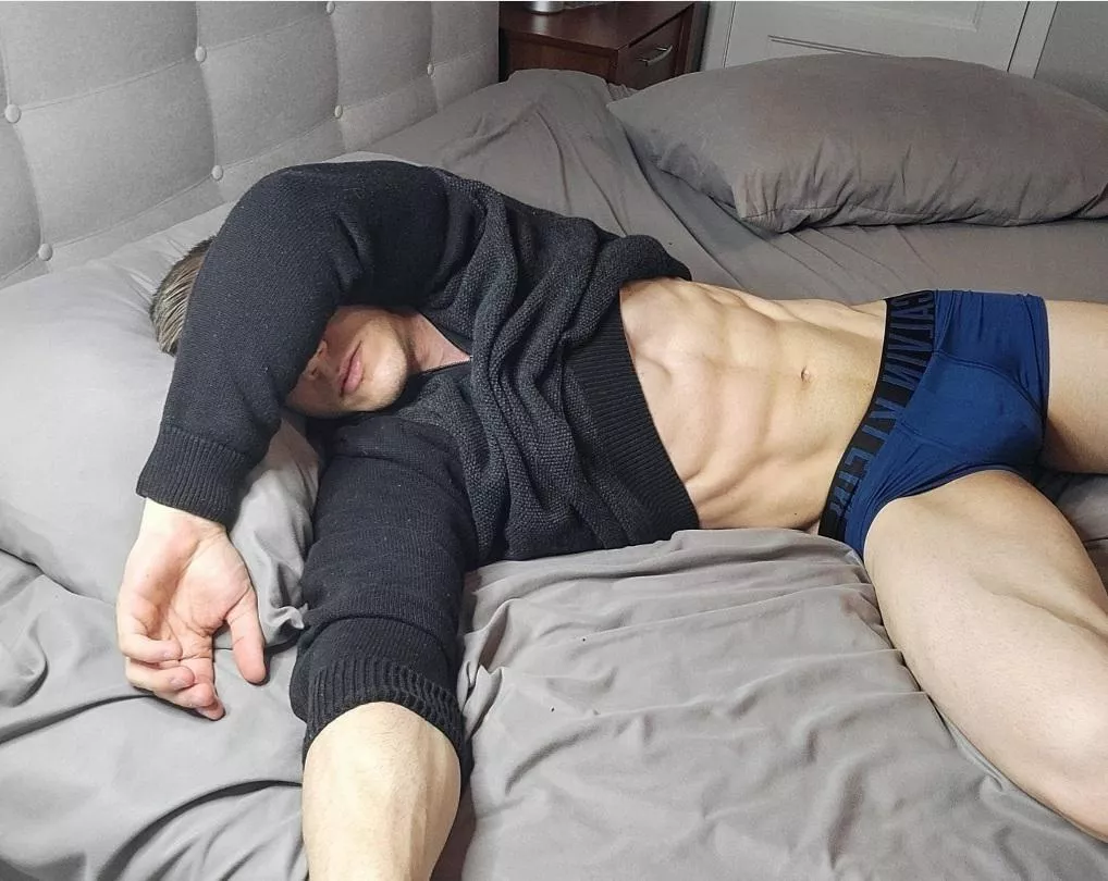 Nap time ðŸ’™ðŸ˜œ posted by John_fitness91