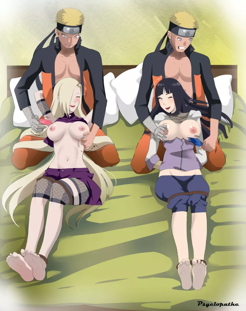 NaruHina invites Ino posted by moiXXjo