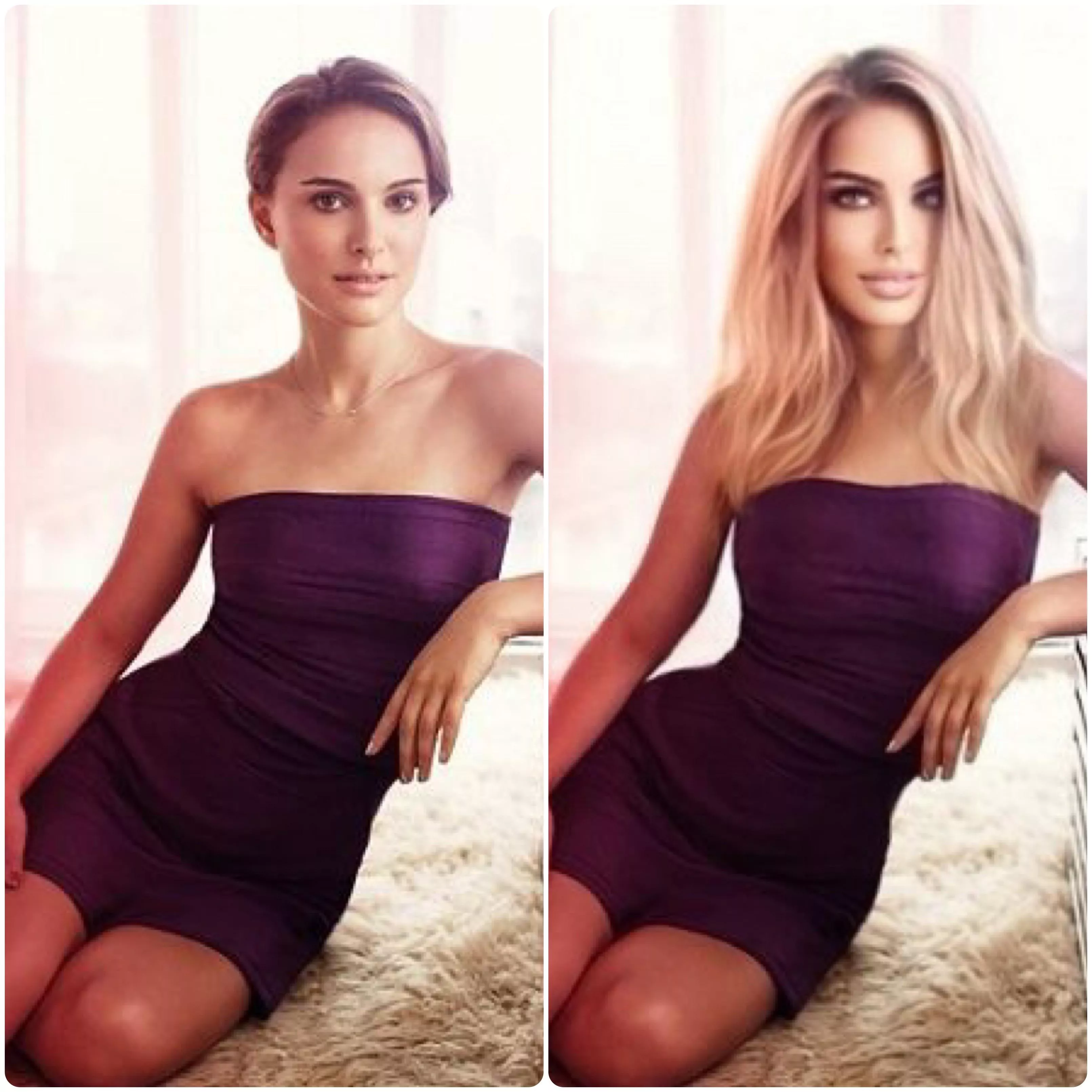 Natalie Portman Bimbofication Edit posted by slutmeup