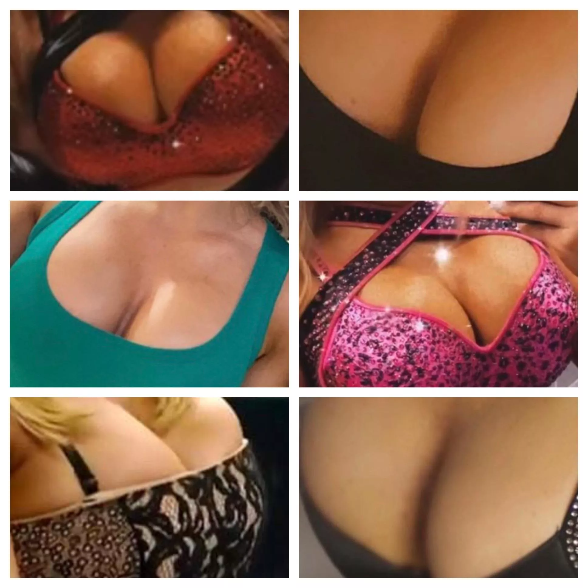 Natalya’s huge milk jugs collage posted by mistersimple101