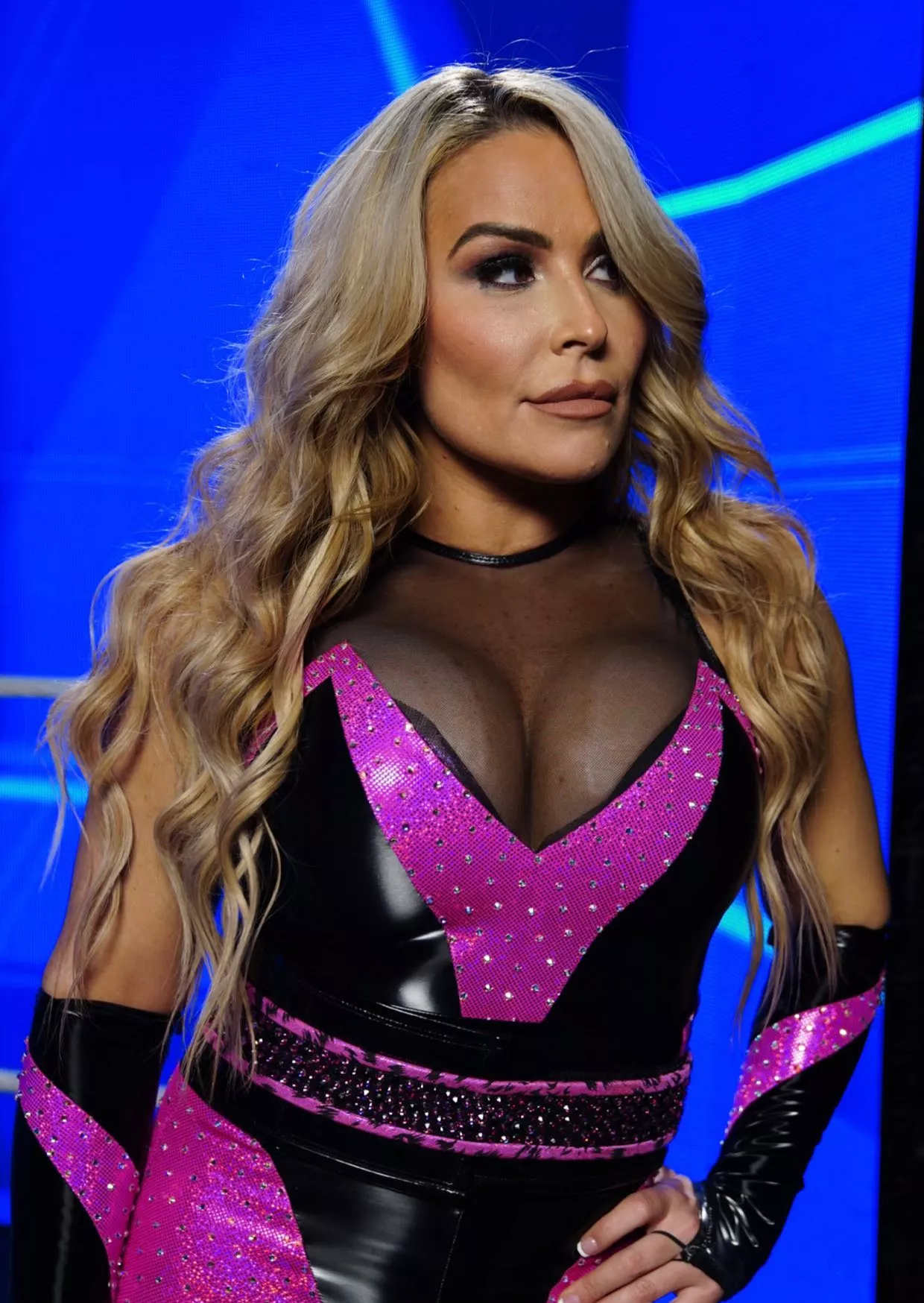 Natalya's massive tits posted by TittyMasterFiend