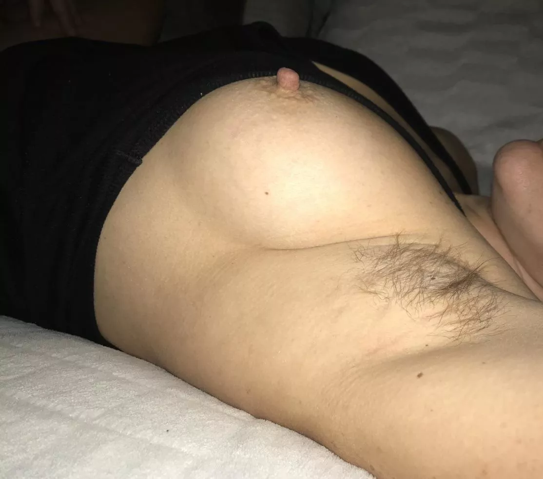 Natural tits, natural pits. Wife, 38. posted by Acedude1206