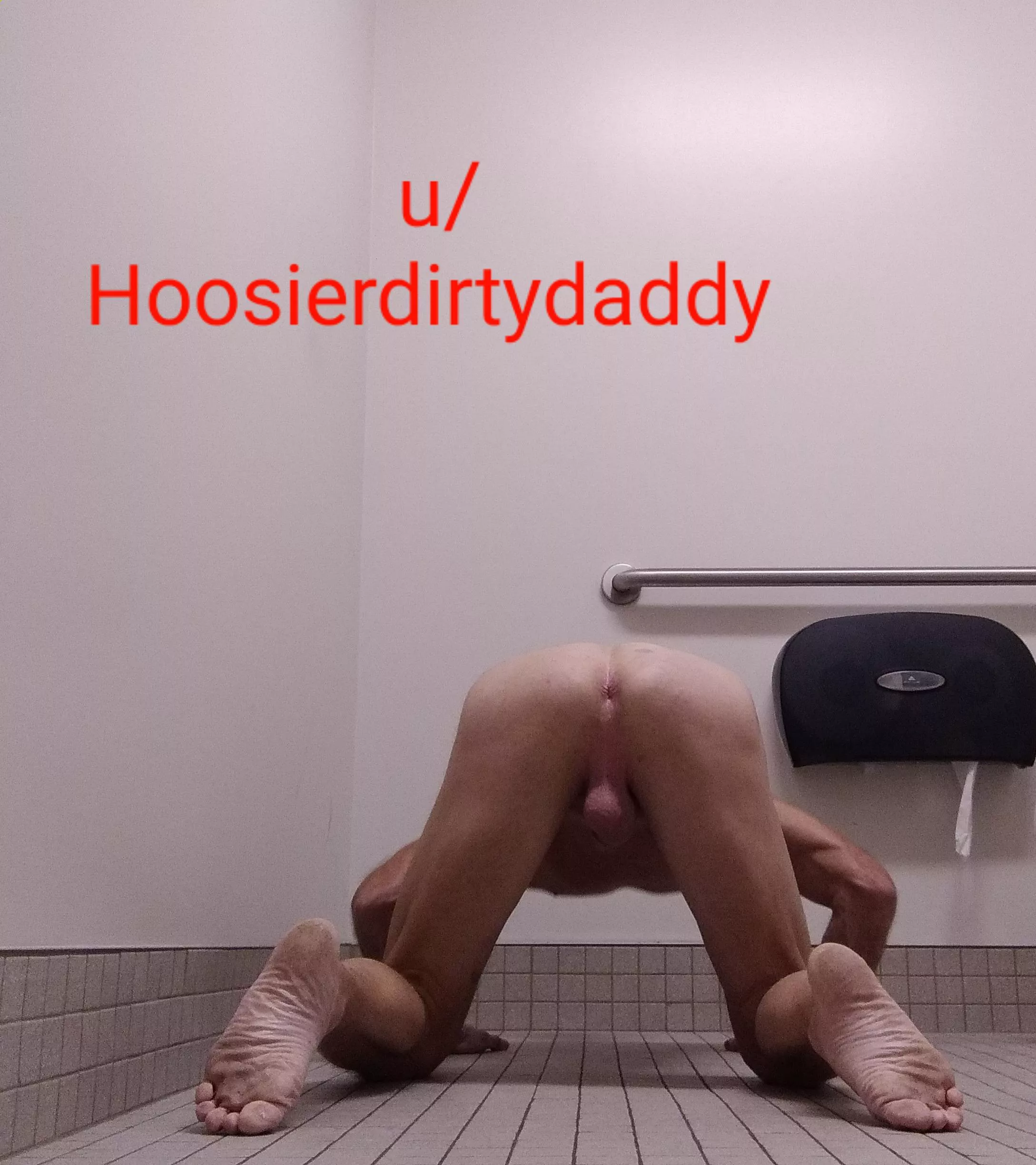 Naughty in the work bathroom last night posted by Hoosierdirtydaddy