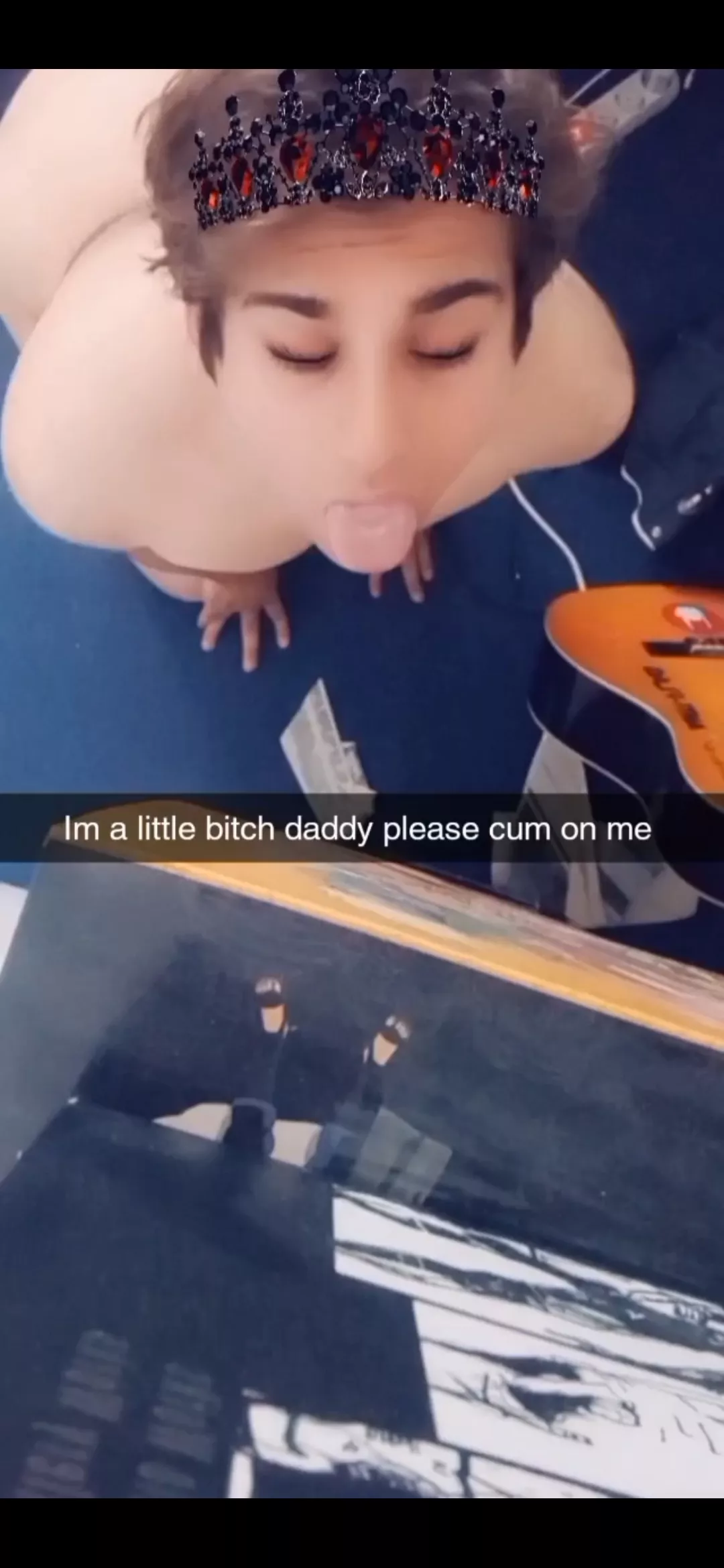 Need a black daddy to fuck my throat and cum on me🤤😋 posted by Sissy-Slut1999