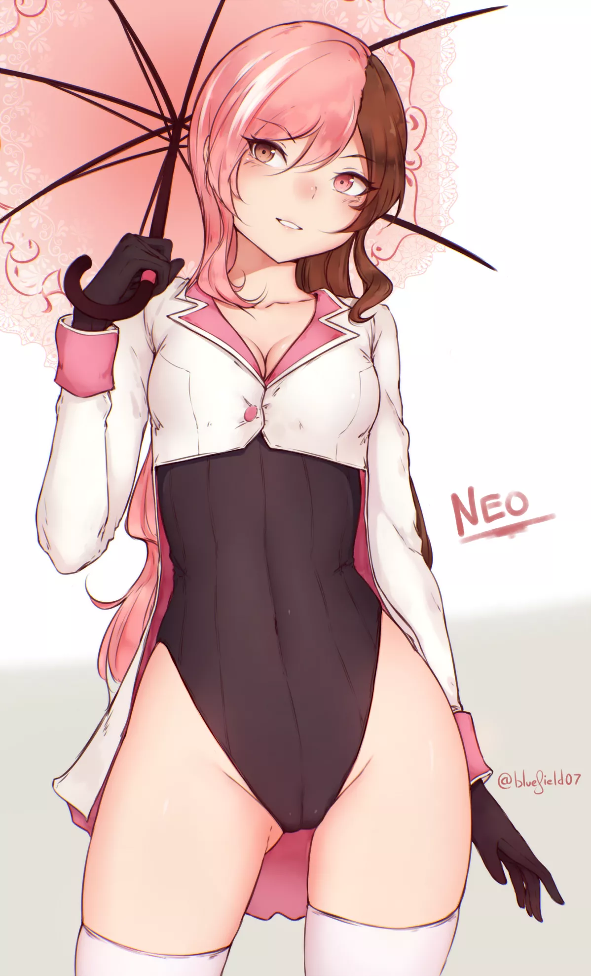 Neopolitan And Her Ornate Umbrella (Bluefield) [RWBY] posted by sequence_string