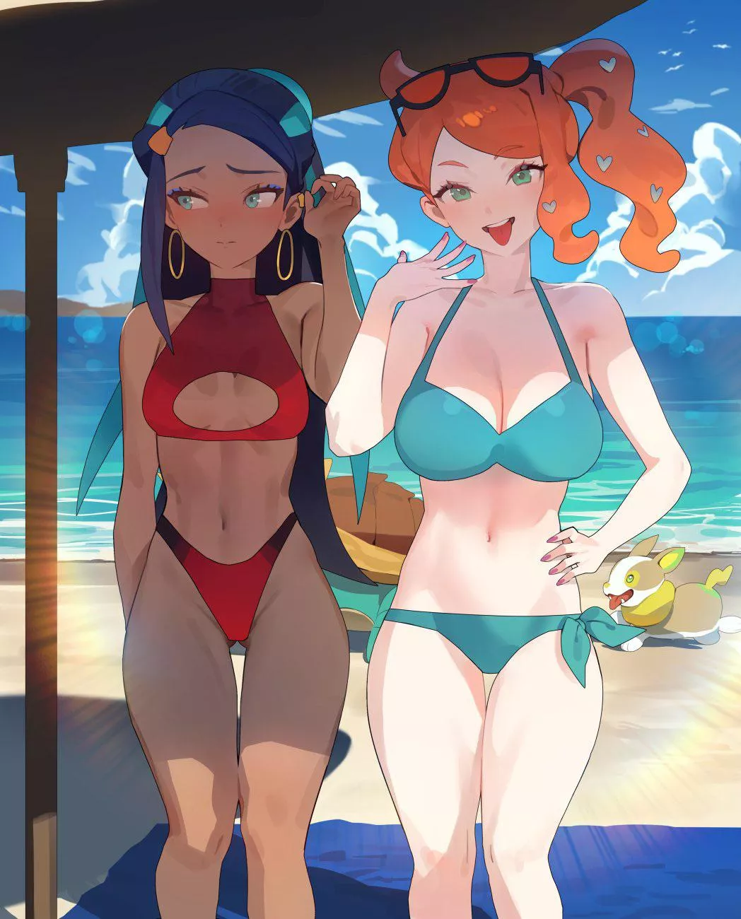 Nessa x Sonia [Pokémon] posted by Natsu_1000