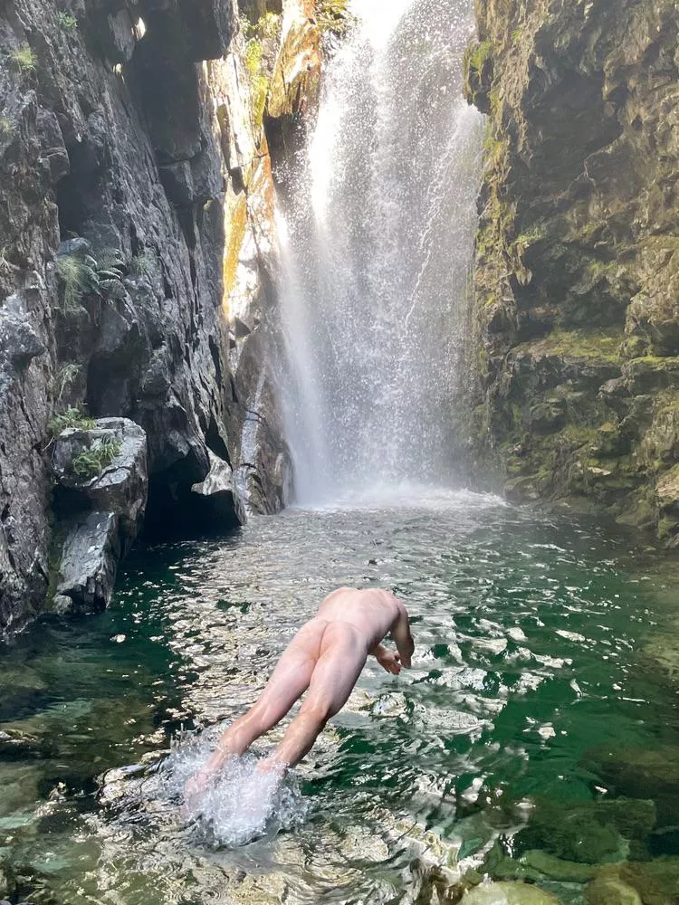 Never a bad time for a naked swim under a waterfall M41 - who wants to join me?? posted by Twopupsnz