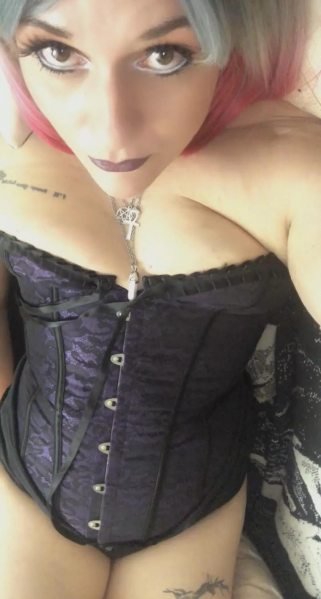 Never mind the boob fold, the corset is still cute. Cheers! posted by ZoieSweets