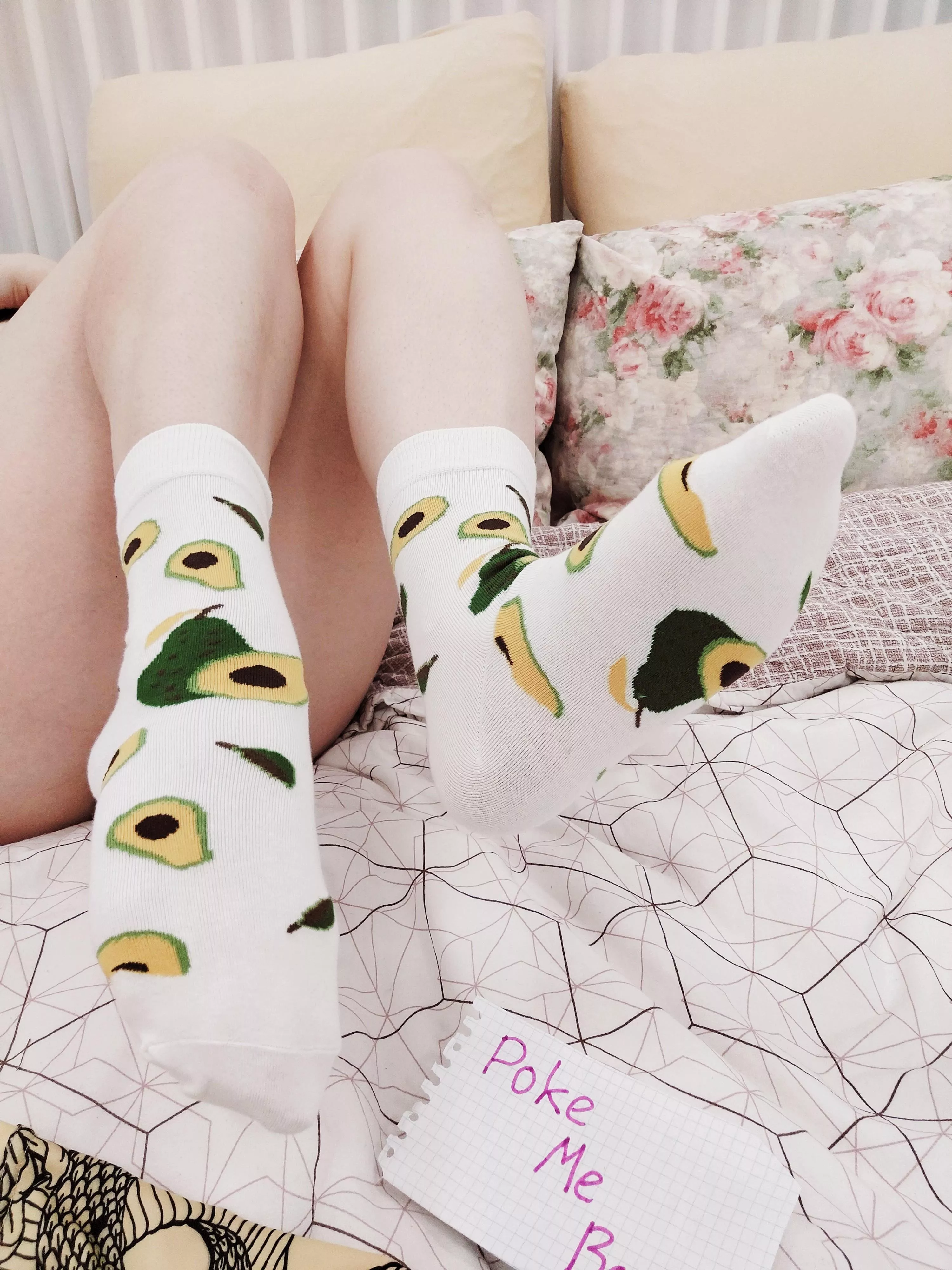 New avocado socks :D [F] posted by PokeMeBoy