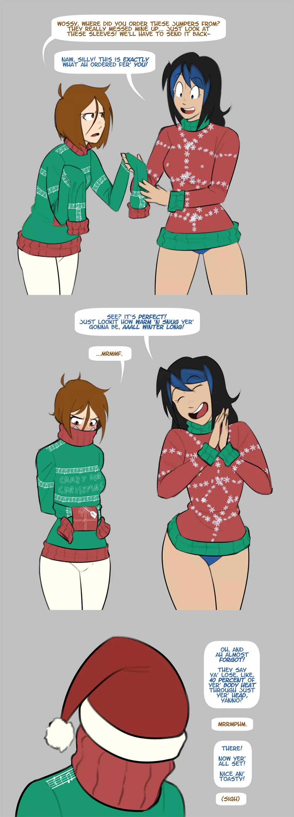 New Christmas Sweaters made to keep your partner from running away posted by DarthCadeus008