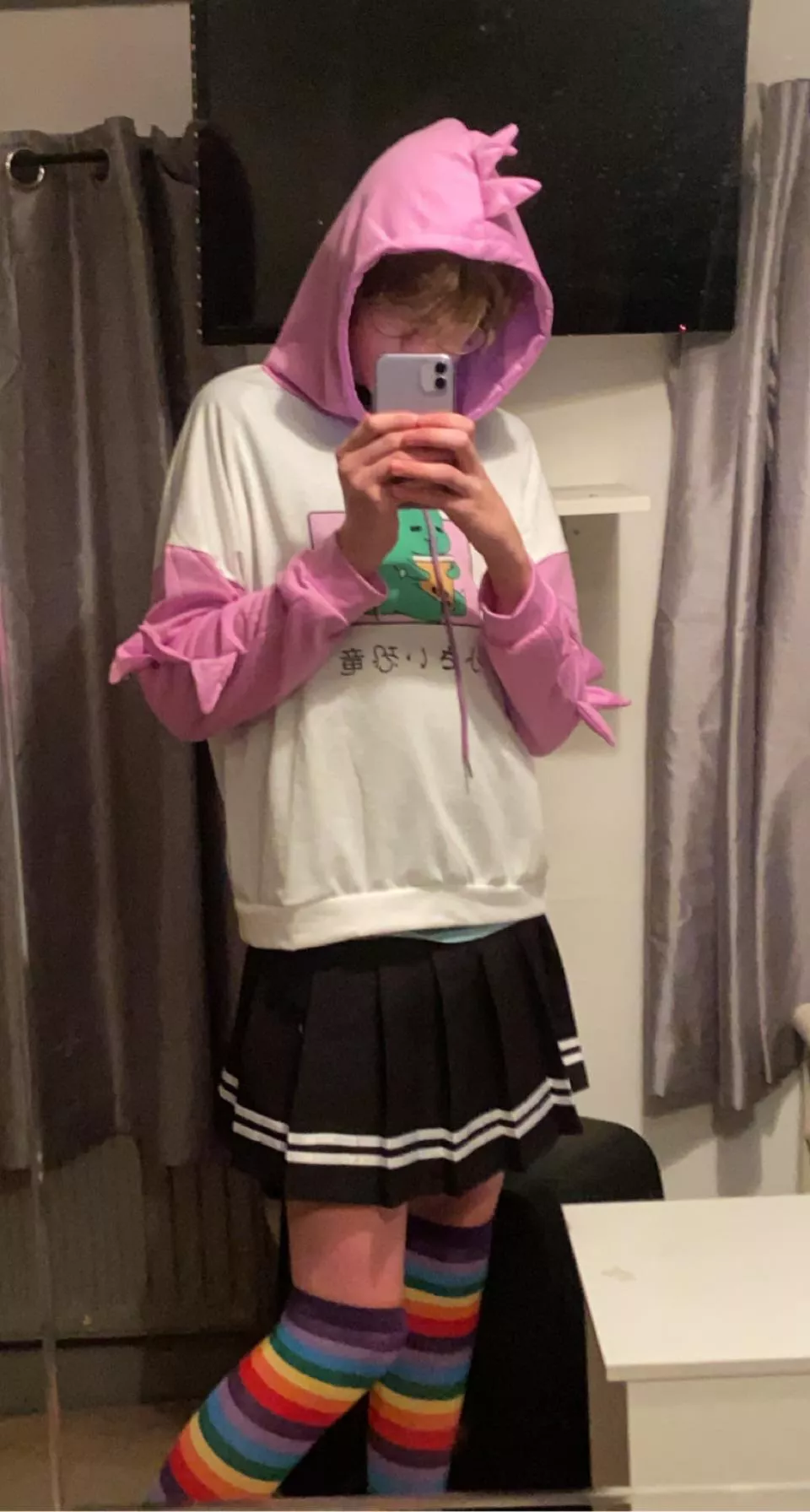 new hoodie ☺️ posted by femboyuwunya